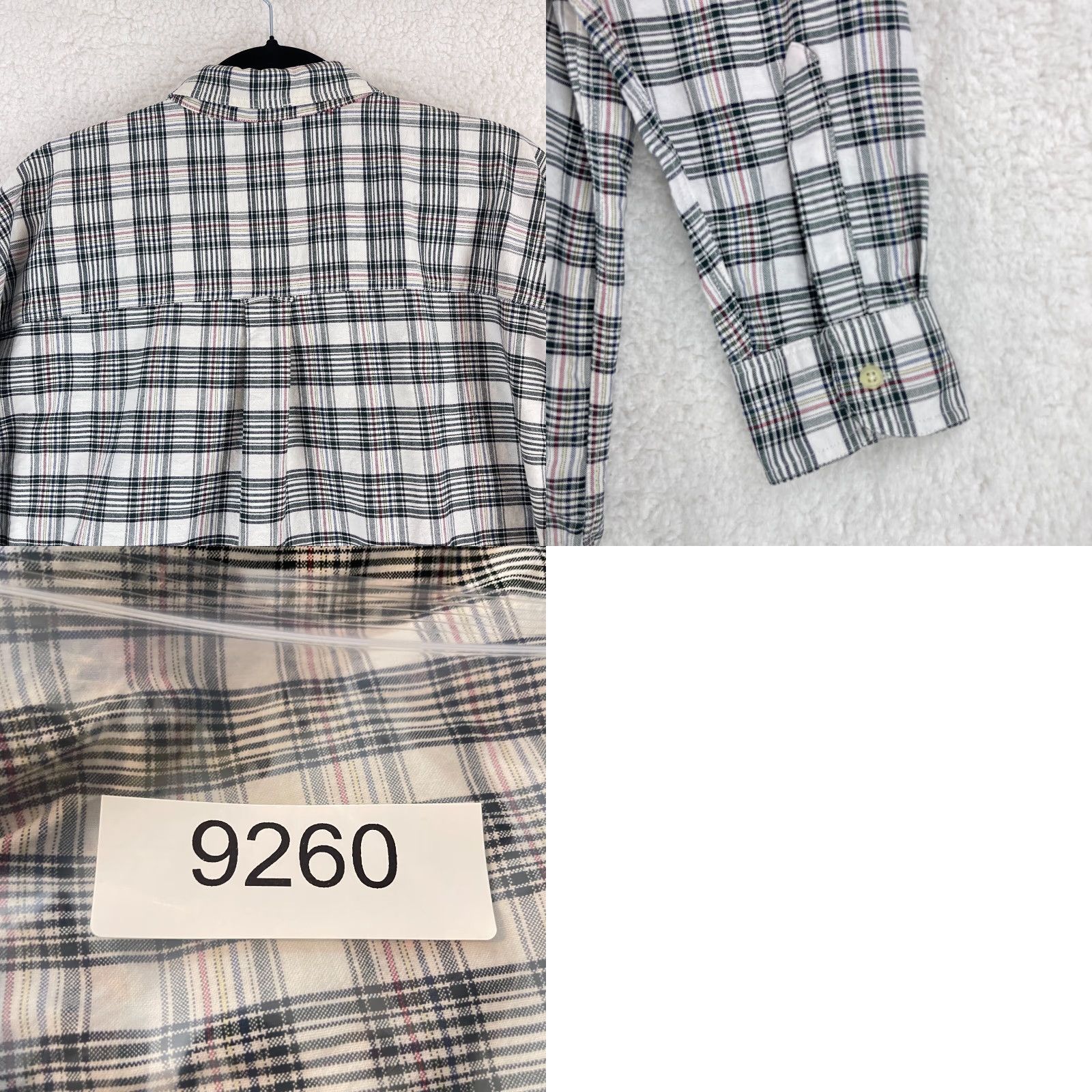 Chaps Chaps x Ralph Lauren Button-Down Shirt Mens XL White Plaid Long Sleeve Knit Shirt Size US XL / EU 56 / 4 - 9 Thumbnail