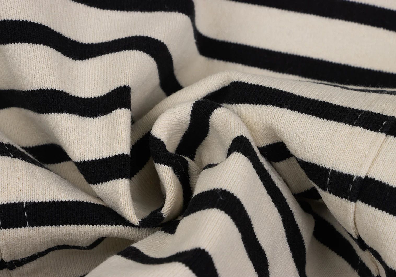 Junya Watanabe Cotton Striped Trucker Jacket in Ivory and Black, Size XS Size US XS / EU 42 / 0 - 17 Thumbnail