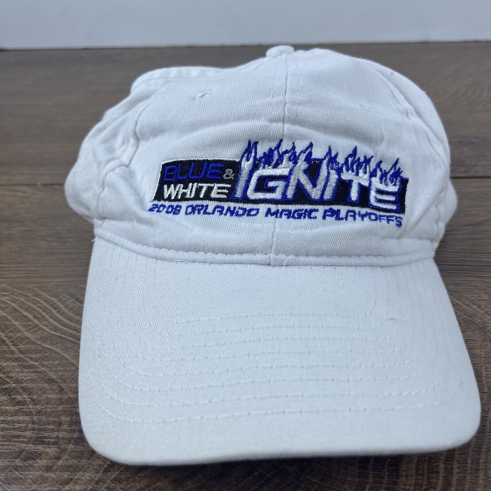 Other 2008 Orlando Magic Playoffs Hat Blue and White Ignite White Size ONE SIZE - 3 Thumbnail