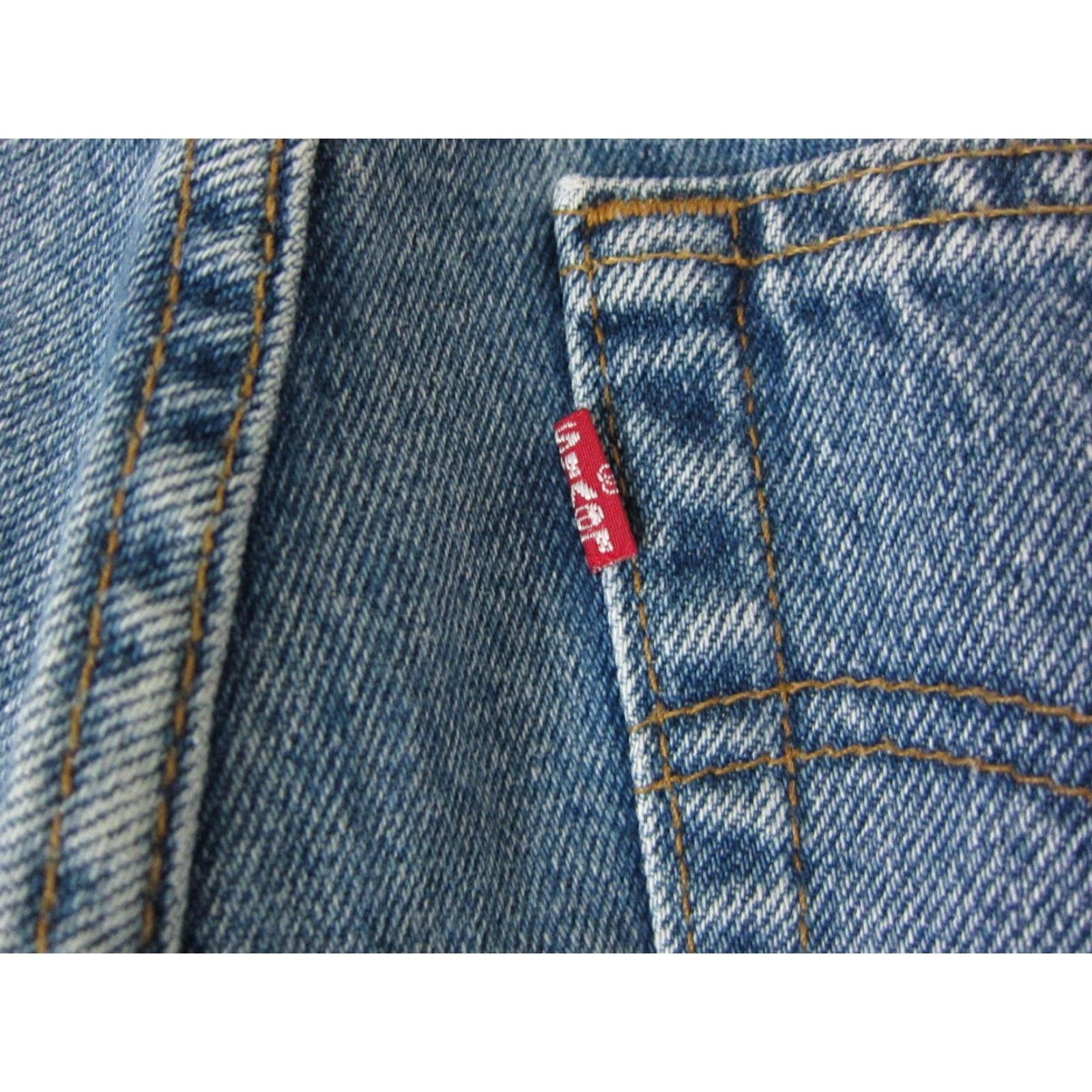 Levi's VINTAGE Levi's Jeans Womens 14 Blue 551 High Rise 32 x 28 90s Tapered Canada Size 36" / US 14 / IT 50 - 4 Thumbnail