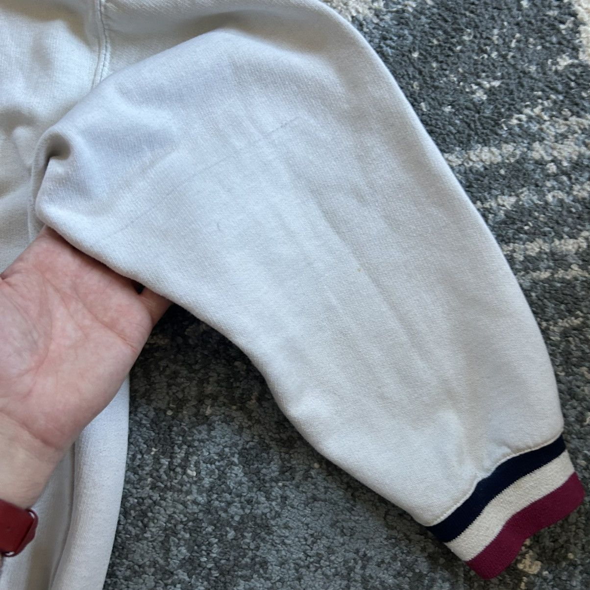 Wilson 90s WiLSON iN TRAiNiNG WiDE BOXY CROP FUNNEL NECK SWEATSHiRT Size M / US 6-8 / IT 42-44 - 8 Thumbnail
