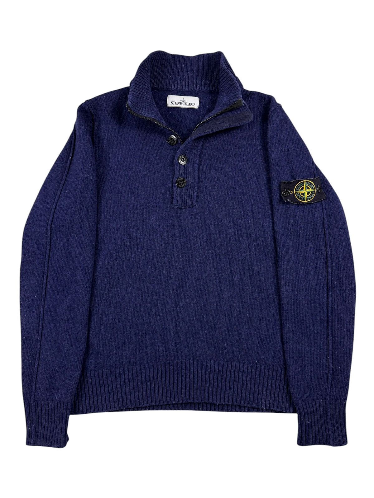 Stone Island Stone Island Hooded Knit Cardigan XL 544D4 Navy
