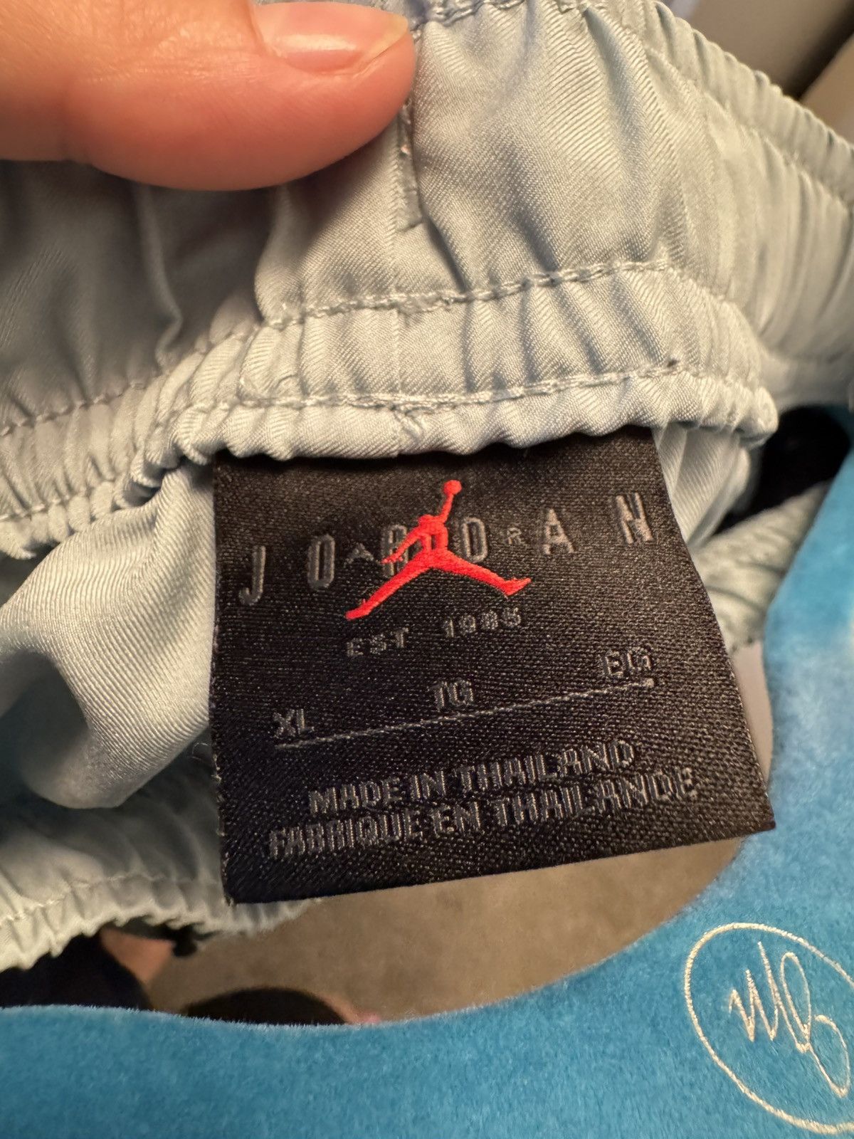 Jordan Brand Jordan Windbreaker Pants Mens Large Blue GreyJumpman,XL Size US 41 - 10 Thumbnail
