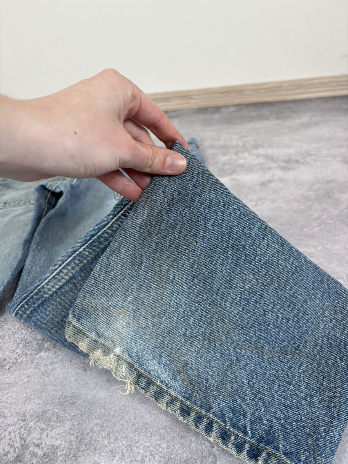 Carhartt Vintage Carhartt Faded Blue Denim Jeans Relaxed Fit Size US 32 / EU 48 - 6 Thumbnail