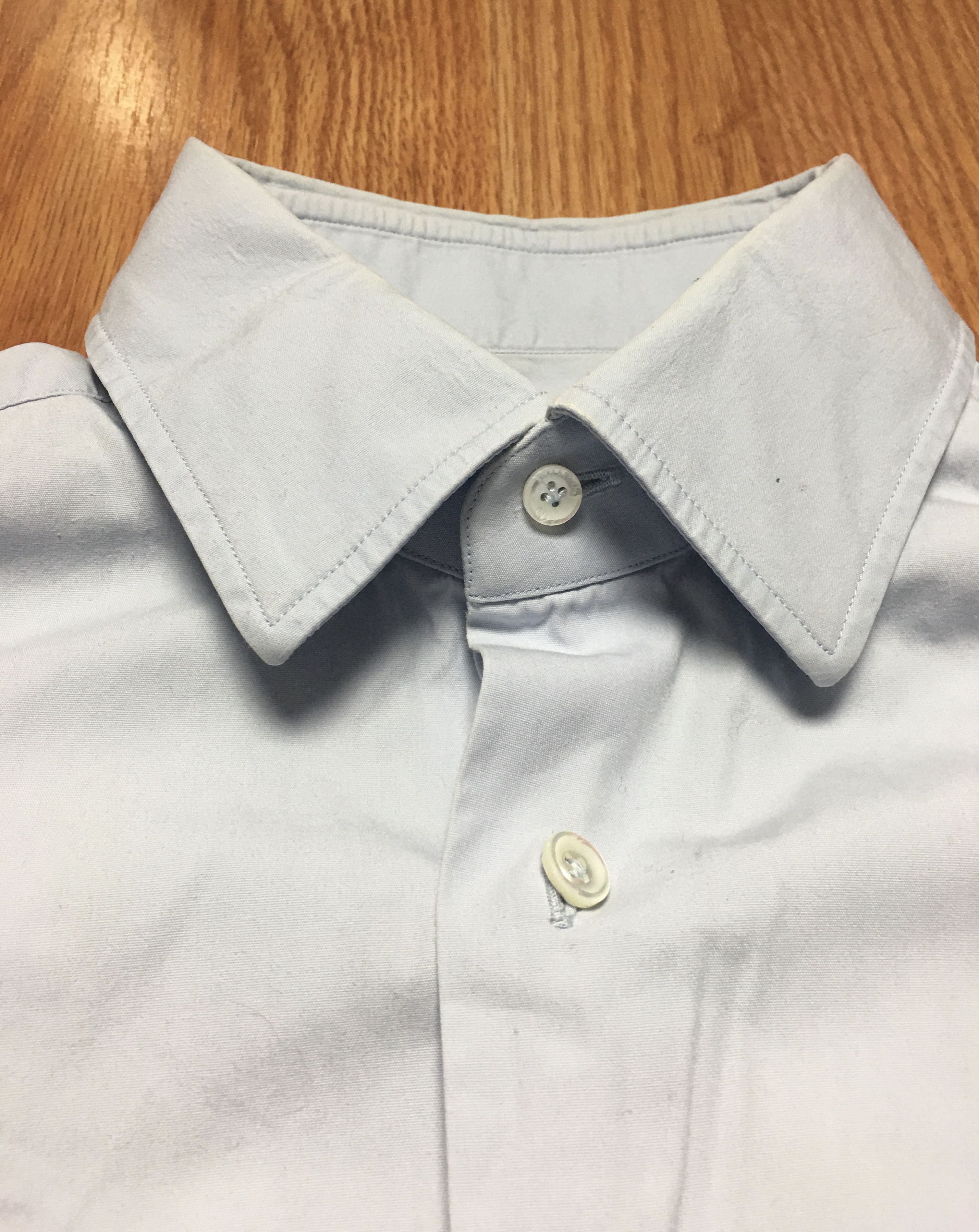 Valentino Valentino Light Blue Men Shirt Size 15 3/4 -40 Size 40R - 4 Thumbnail