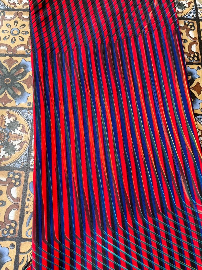 Issey Miyake Issey Miyake size:2 Red main line 3D glittering and colorf Size XS / US 0-2 / IT 36-38 - 5 Thumbnail