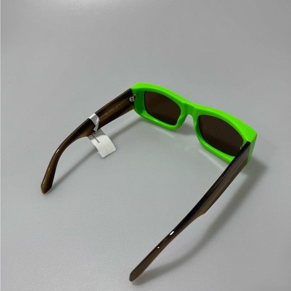 Off-White Off-White Lucio Sunglasses Green Brown Size ONE SIZE - 6 Thumbnail