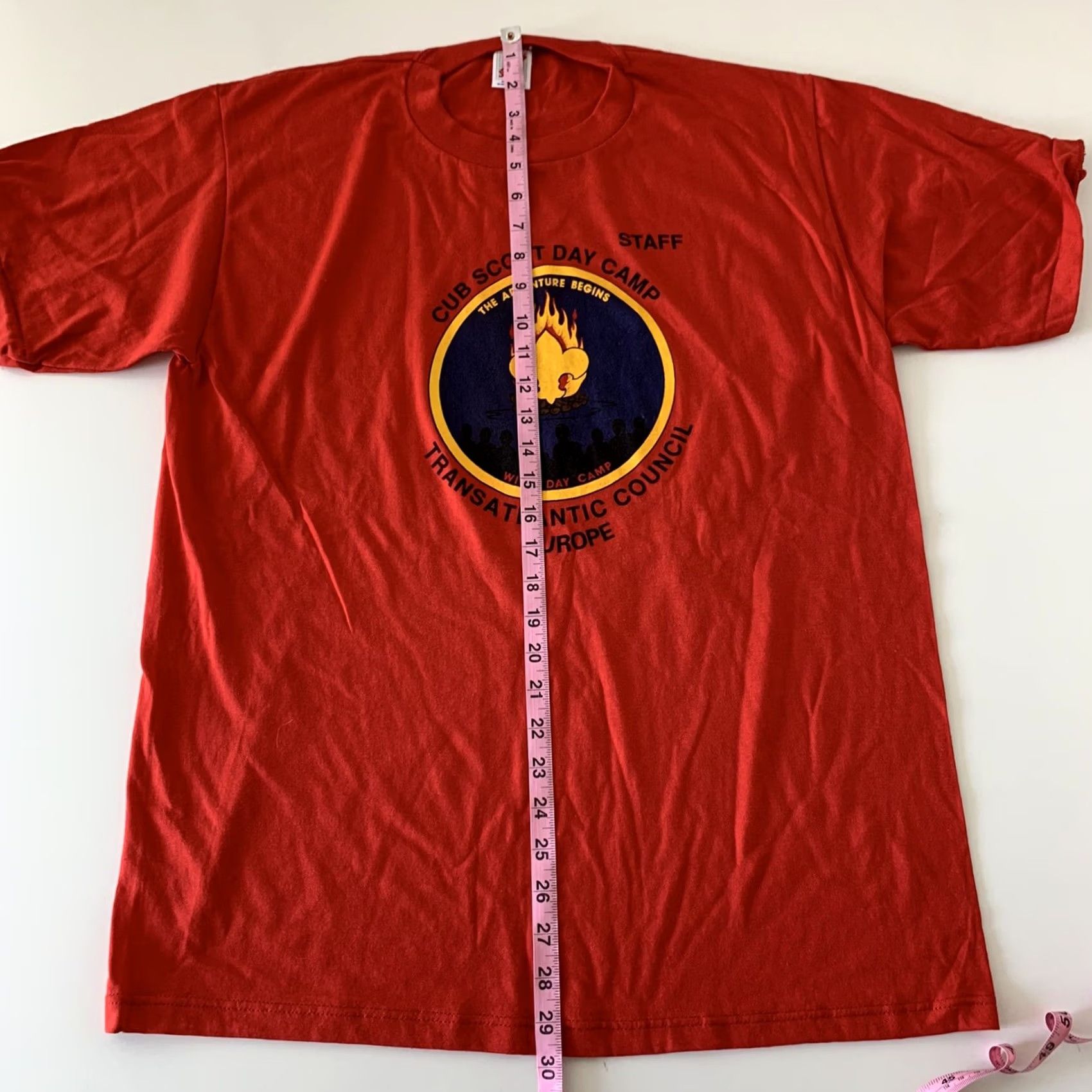 Jerzees VINTAGE Jerzees Cub Scouts Transatlantic Council Staff T Shirt XXL? XL? Size US XL / EU 56 / 4 - 6 Thumbnail