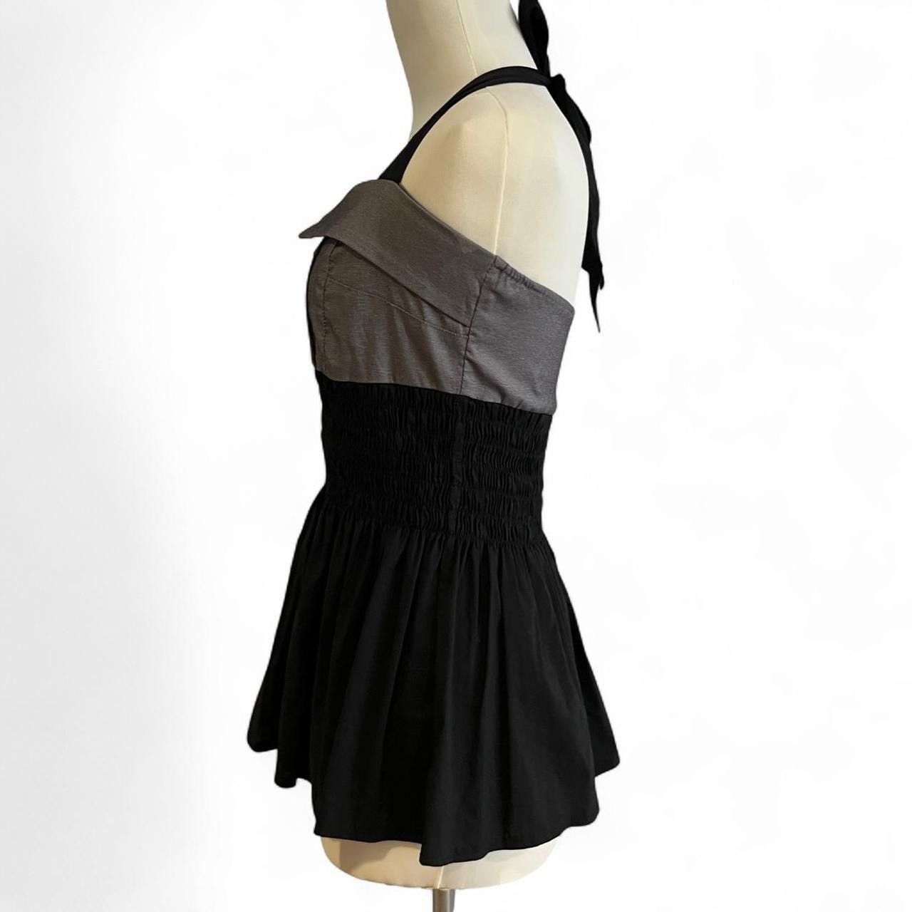 Other Vintage y2k grey and black halter top Size XS / US 0-2 / IT 36-38 - 6 Thumbnail