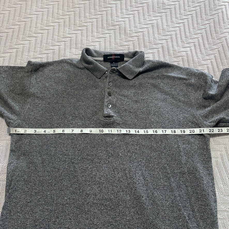 Alexander Julian Alexander Julian gray long sleeve polo size M Size US M / EU 48-50 / 2 - 5 Thumbnail