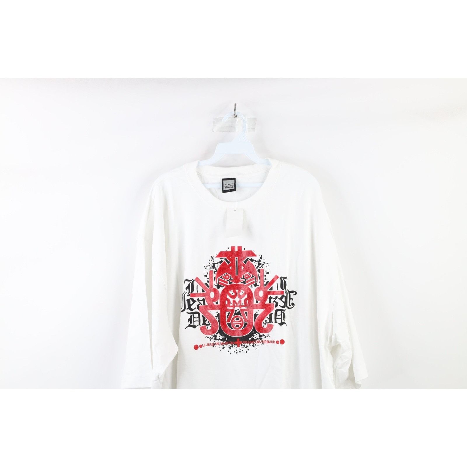 Marithe + Francois Girbaud × Vintage NOS Vintage 90s Marithe Francois Girbaud Baggy T-Shirt 3XL Size US XXL / EU 58 / 5 - 2 Thumbnail