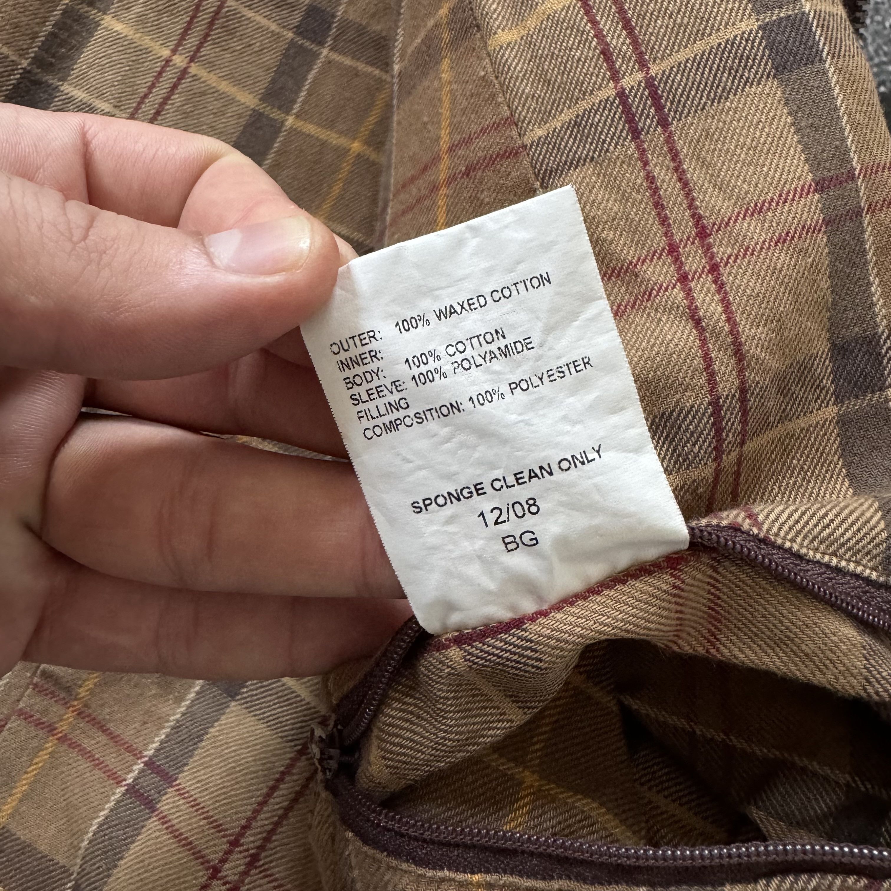 Barbour × Vintage BARBOUR INTERNATIONAL BIKER WAXED WMN JACKET SAND CASUAL Size M / US 6-8 / IT 42-44 - 6 Thumbnail