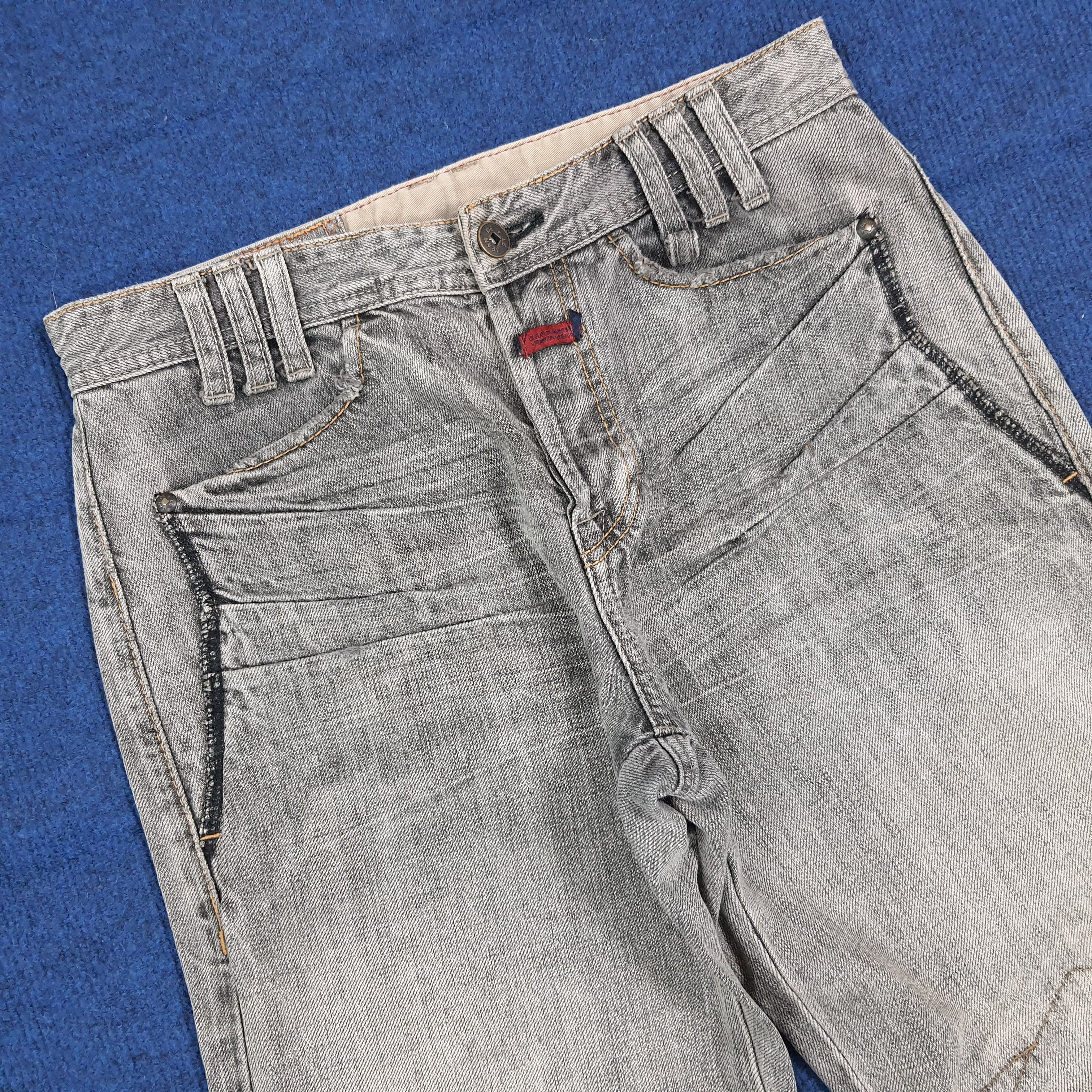 Marithe + Francois Girbaud Vintage Marithe Francois Girbaud Grey Baggy Jeans C280N19 Size US 29 - 2 Thumbnail