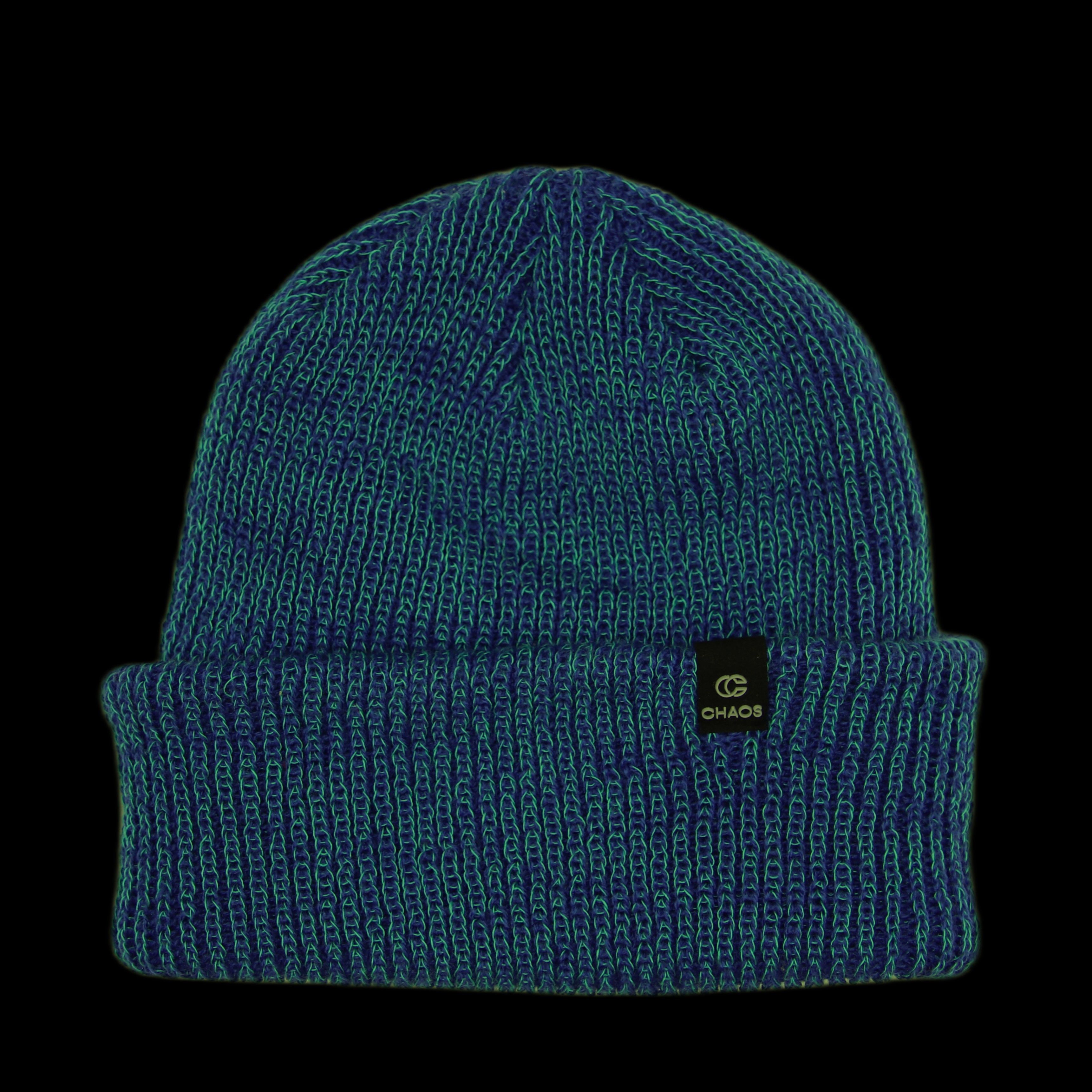 Other Chaos Twisted Beanie Bleu Blue Size ONE SIZE - 1 Thumbnail
