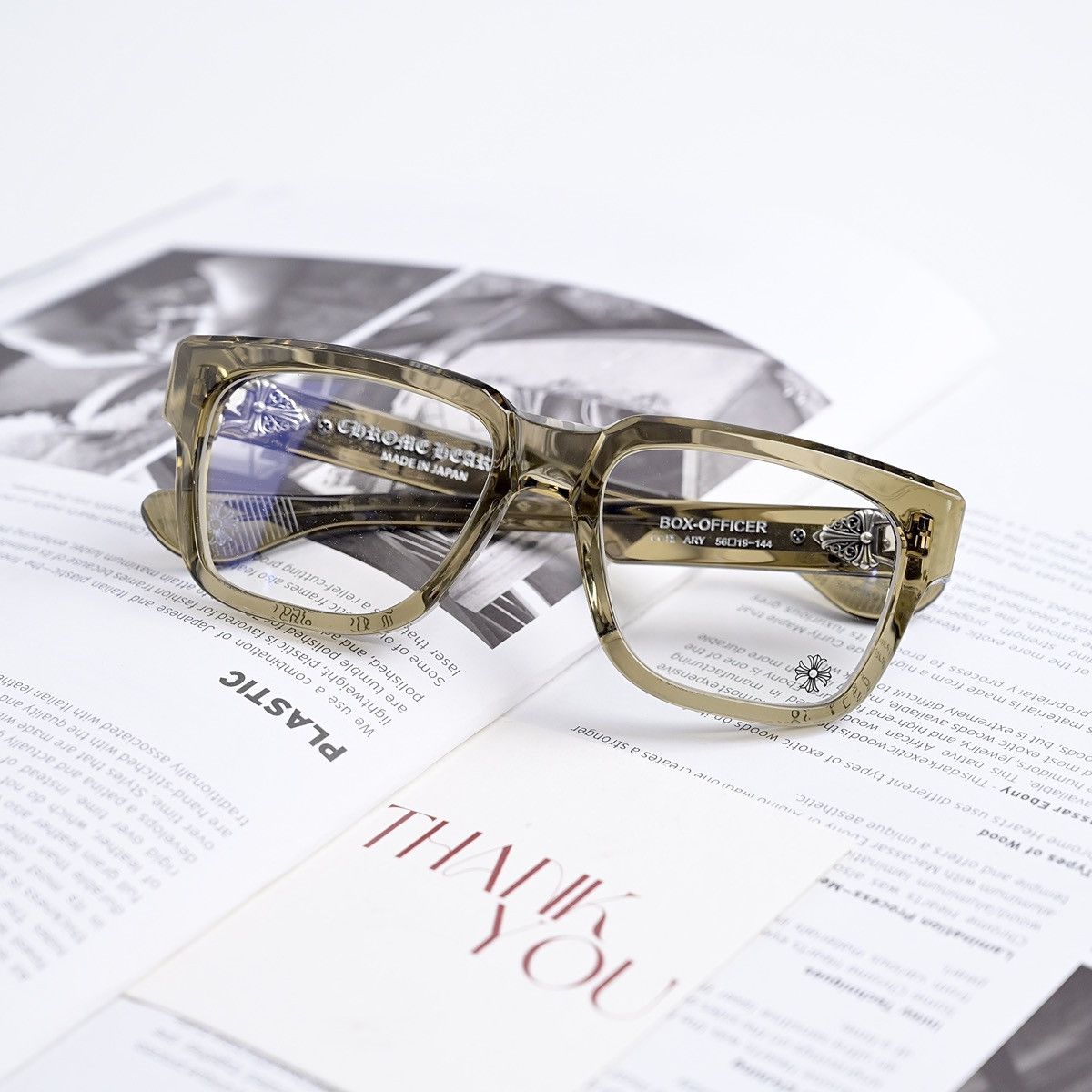 Other CHROME HEARTS BOX OFFICER ARMY GLASSES Size ONE SIZE - 1 Thumbnail