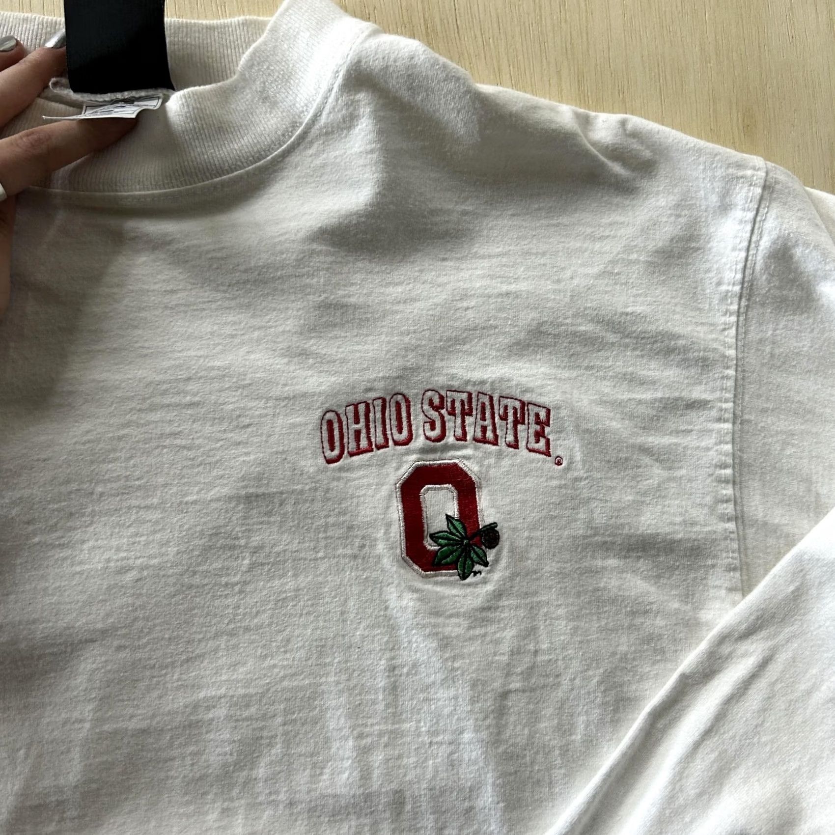 Pro Player VINTAGE Ohio State Buckeyes Shirt Mens Large White NCAA Football Pro Player Size US L / EU 52-54 / 3 - 4 Thumbnail