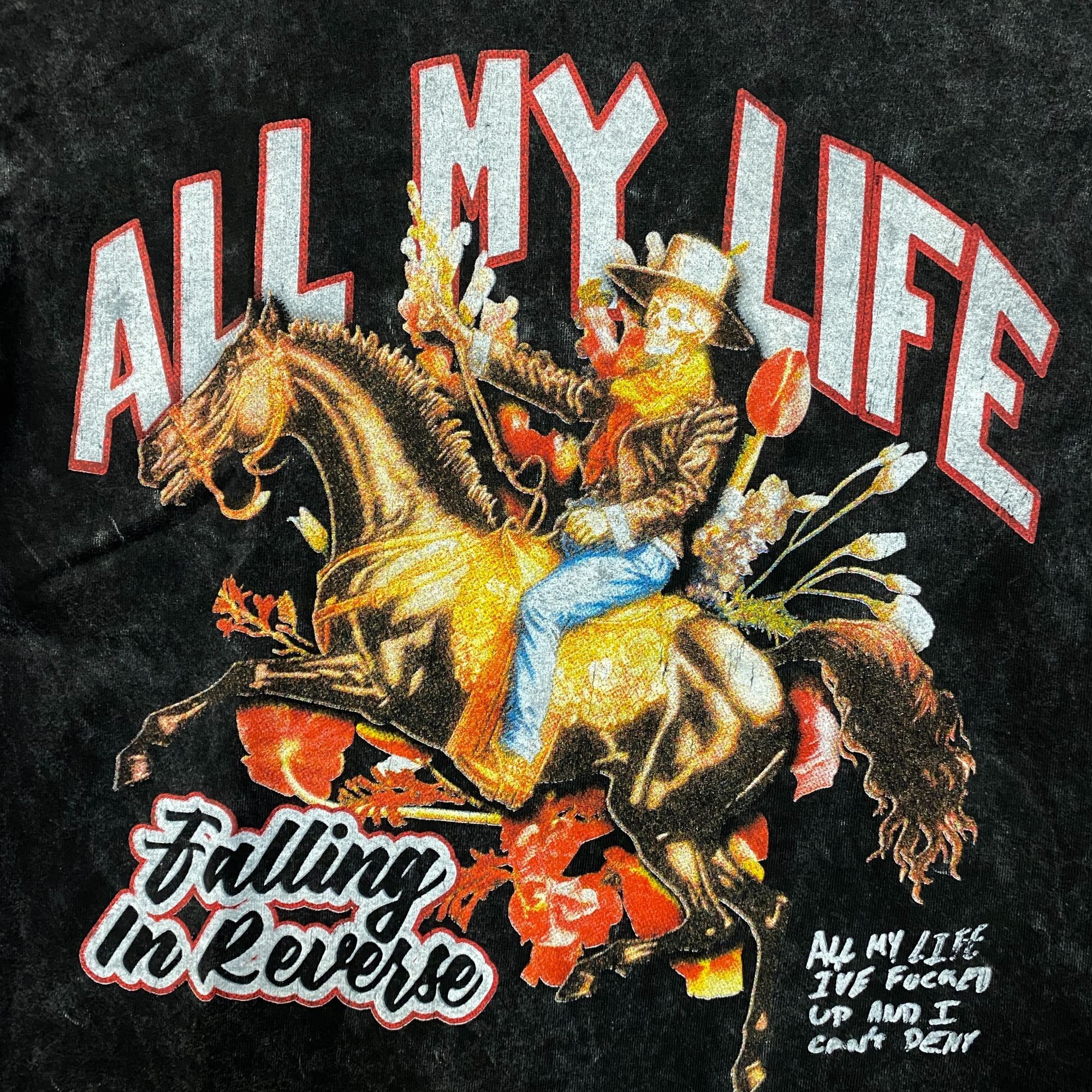 Band Tees Falling In Reverse All My Life T-Shirt Size Small Size US S / EU 44-46 / 1 - 2 Thumbnail