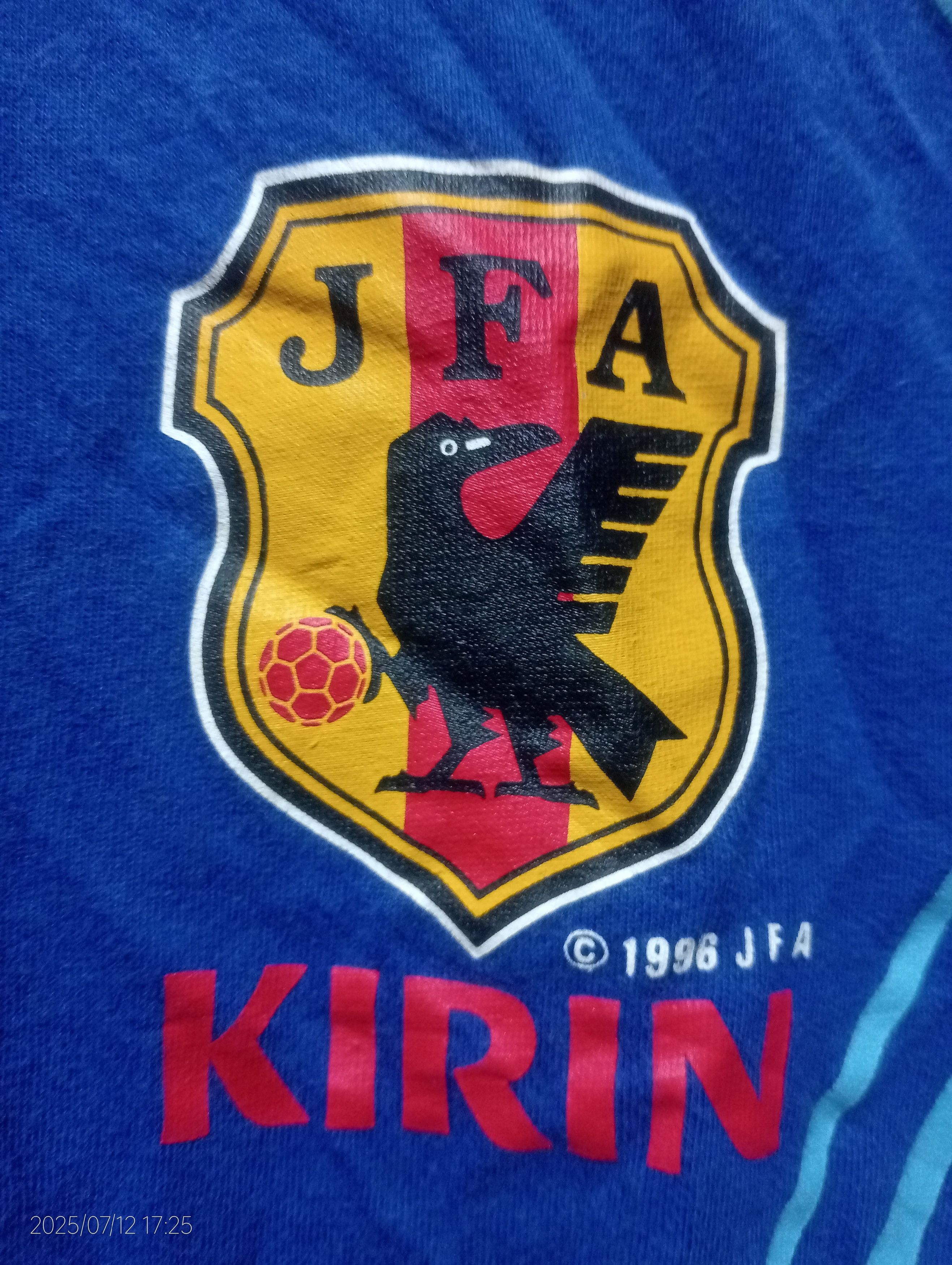 Adidas Vintage Adidas Japan Football JFA Cotton Tee Very Rare Size US S / EU 44-46 / 1 - 8 Thumbnail