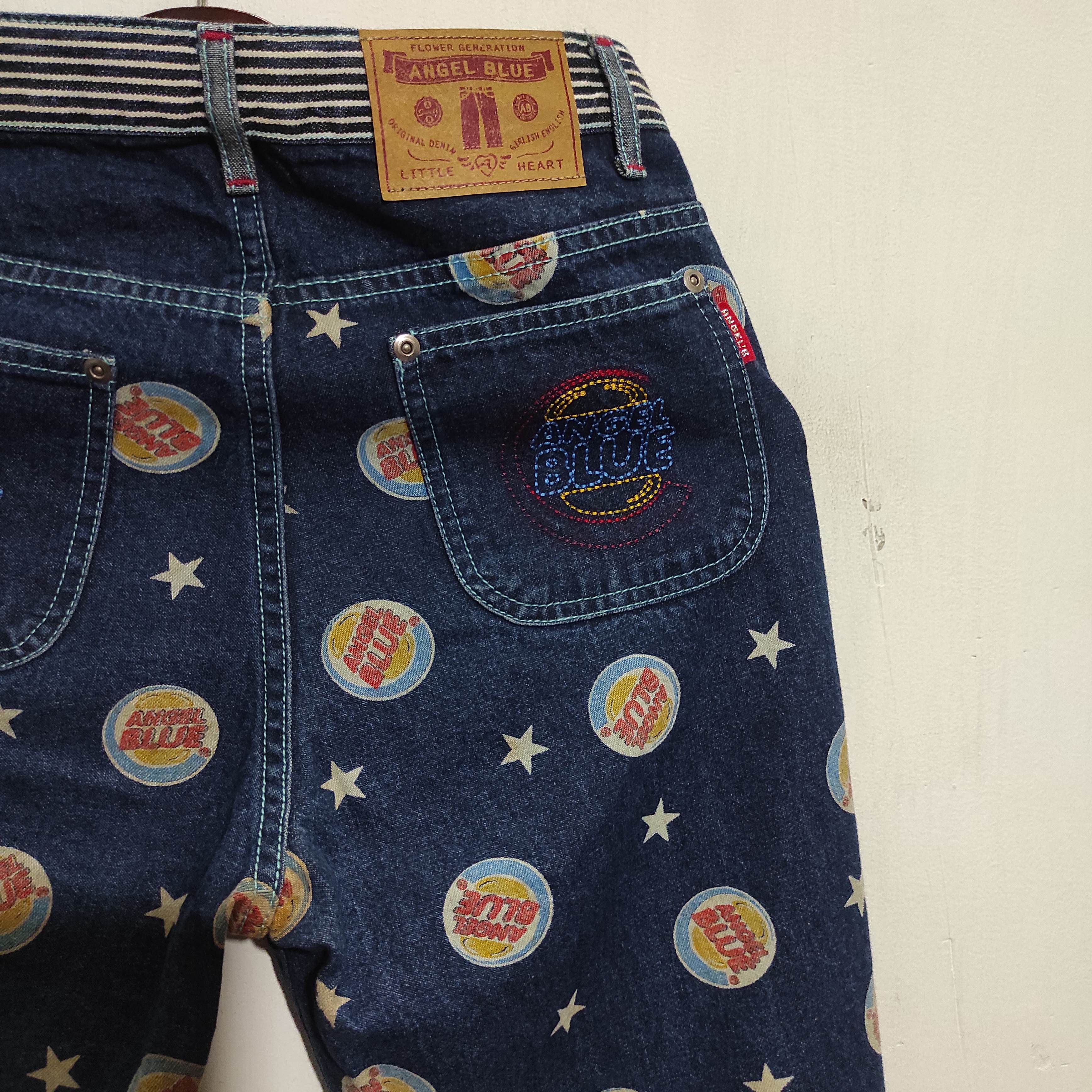 Angel Blue FLARE JEANS Angel Blue Fullprint Bootcut Denim Jeans Size US 28 / EU 44 - 6 Thumbnail