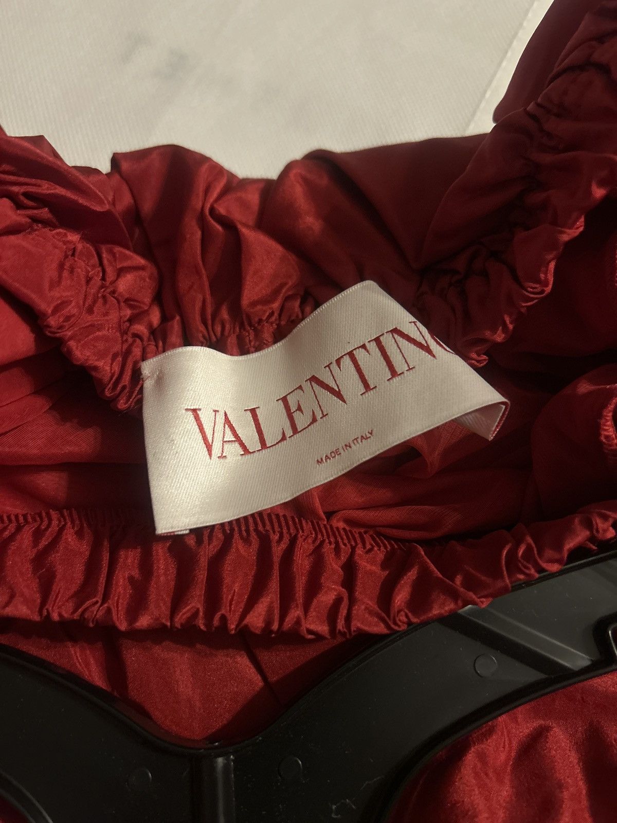 Valentino VALENTINO GARAVANI Off-the-shoulder Silk-satin Dress Size S / US 4 / IT 40 - 10 Thumbnail