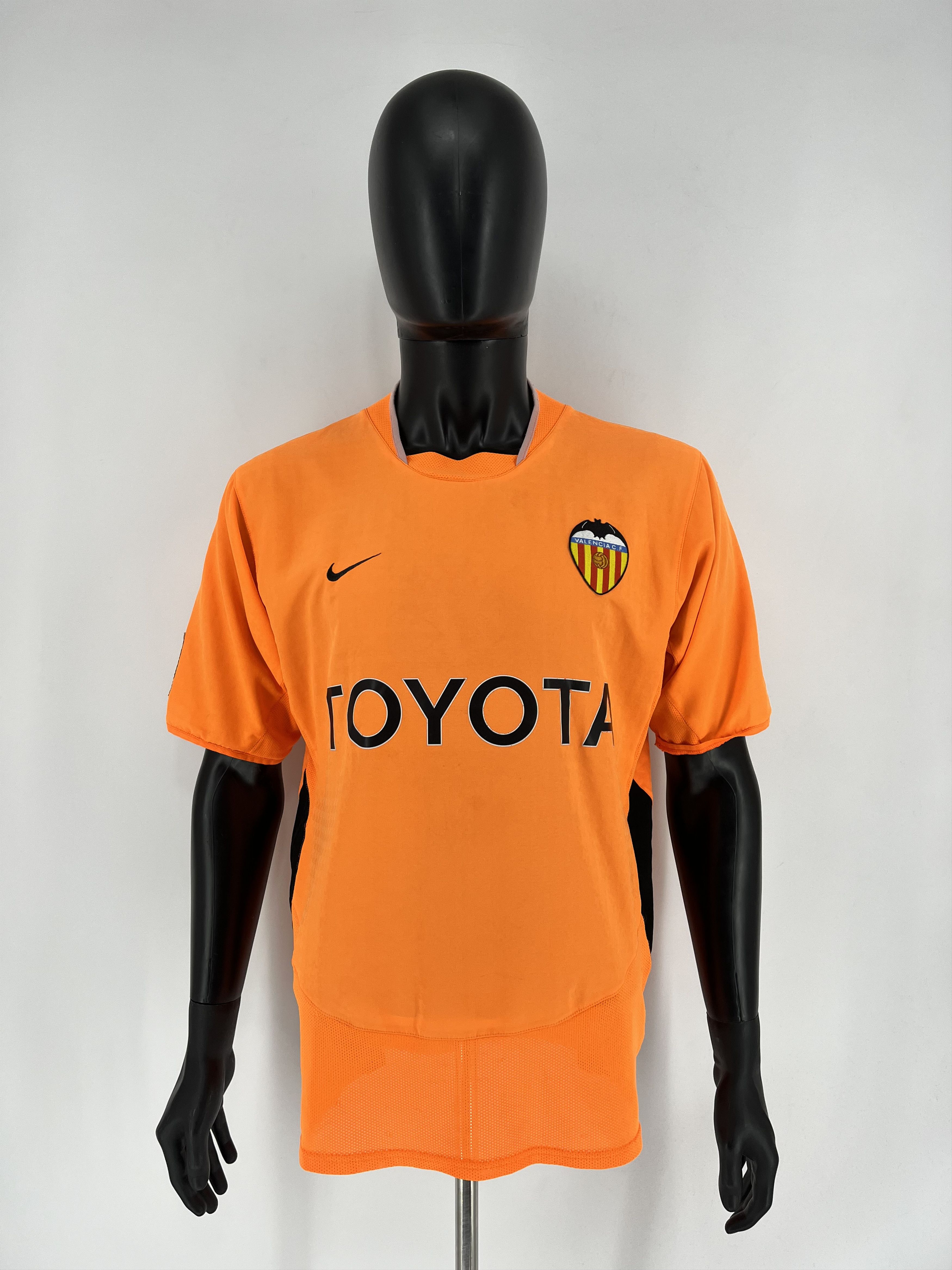 Vintage VALENCIA 2003-2004 AWAY FOOTBALL SHIRT JERSEY Size US L / EU 52-54 / 3 - 2 Thumbnail