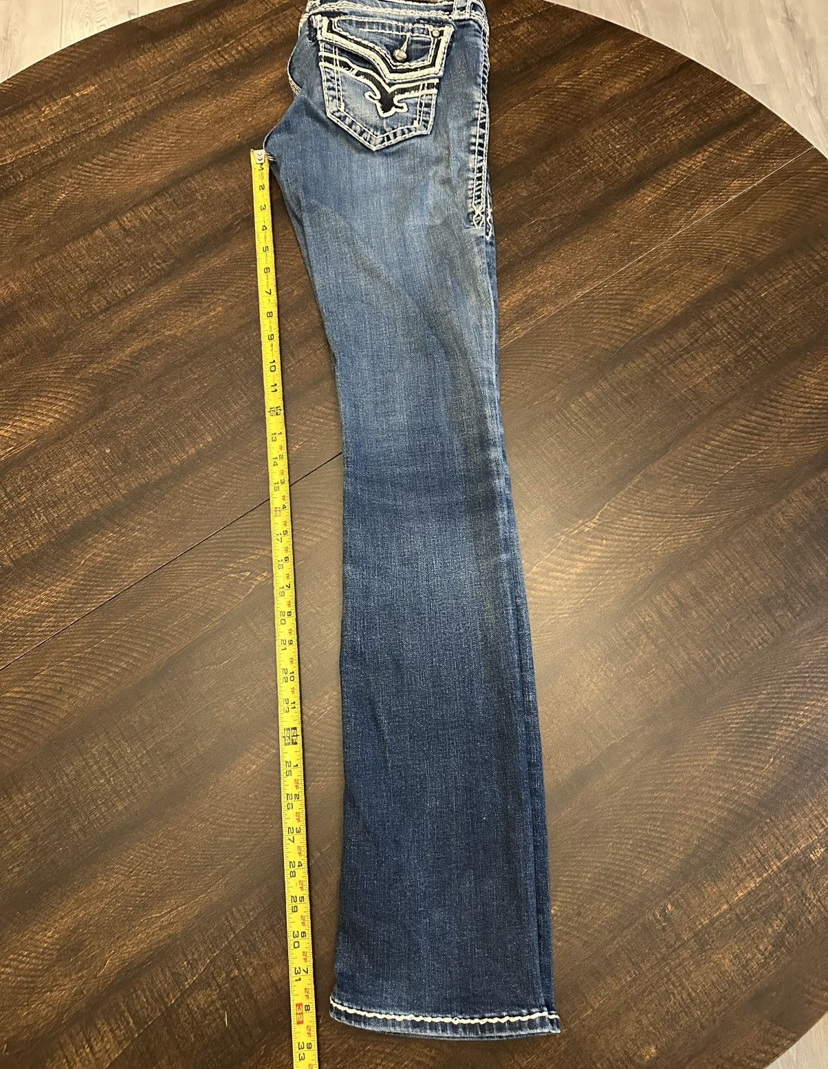 Rock Revival Rock Revival Women’s Kai Straight Leg Jeans-Size 26x32 Size 26" / US 2 / IT 38 - 5 Thumbnail