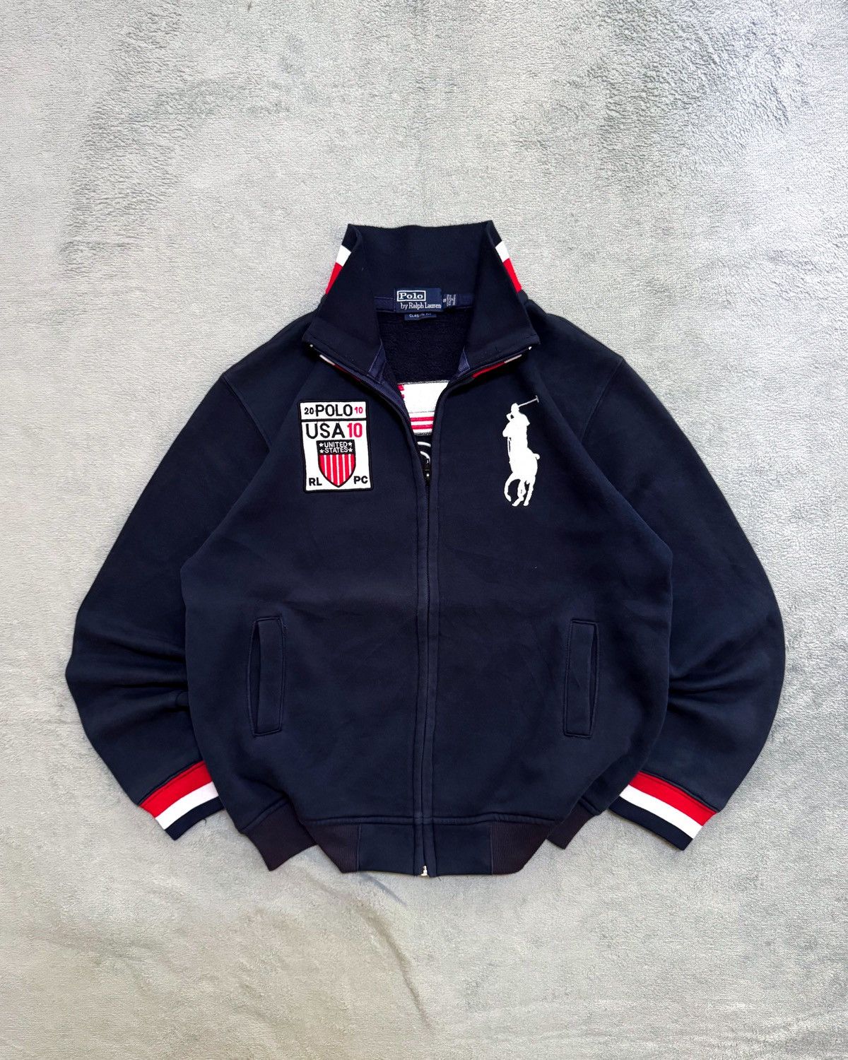 Polo Ralph Lauren Vintage Polo Ralph Lauren Zipper Jacket Size US S / EU 44-46 / 1 - 1 Thumbnail