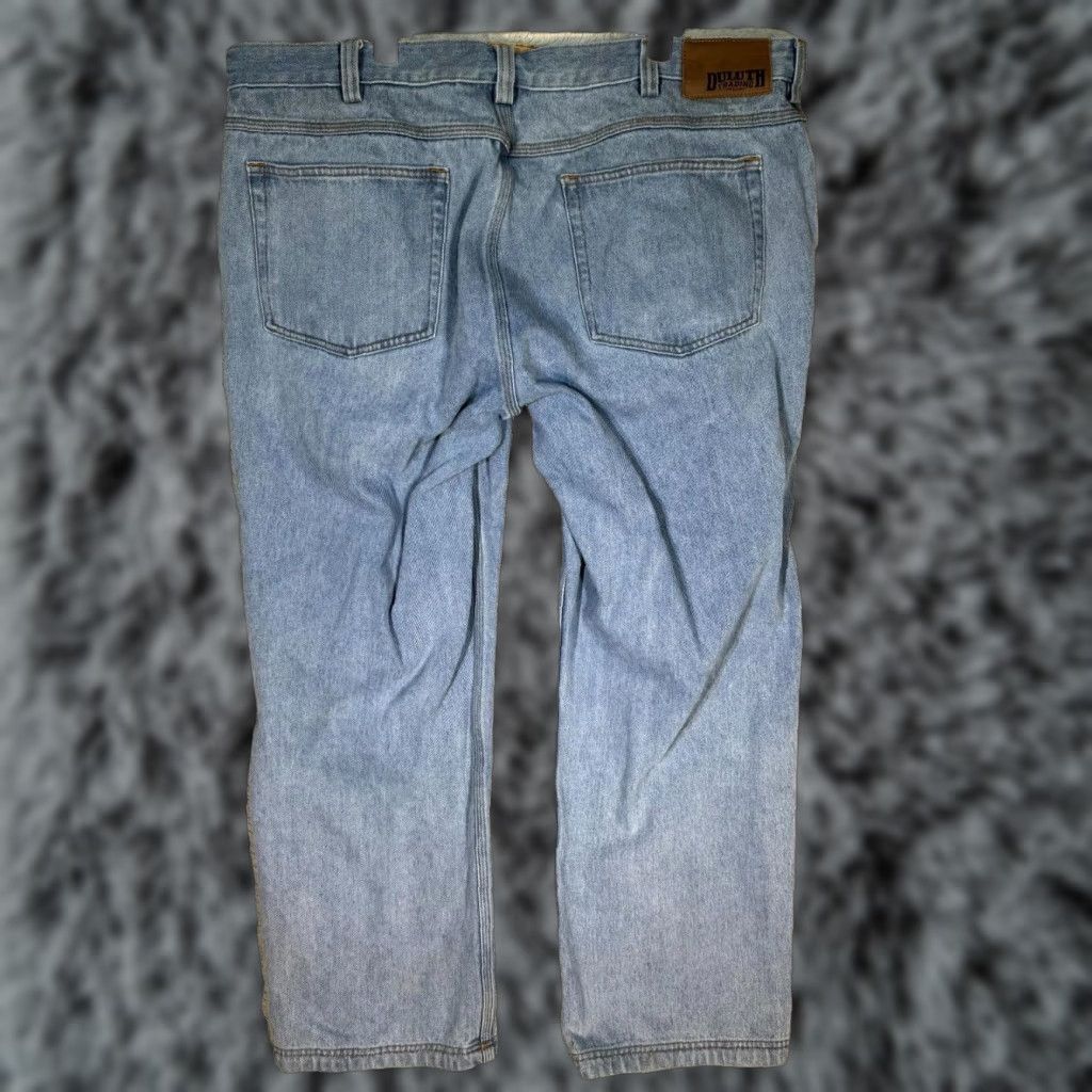 CO Duluth Trading Company Men’s Jeans 42 x 30 Blue Denim Mid Rise Straight Leg Jeans Mens Regular BlueDenim 42x30 Size US 42 / EU 58 - 1 Thumbnail