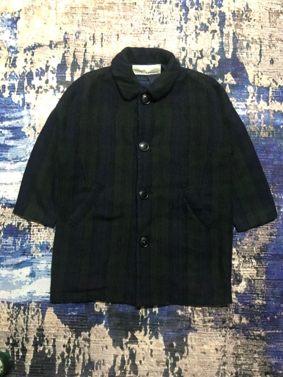Issey Miyake Issey Miyake SunoaKuwahara Stripe Wool/Mohair Coat Jacket Size US M / EU 48-50 / 2 - 1 Thumbnail
