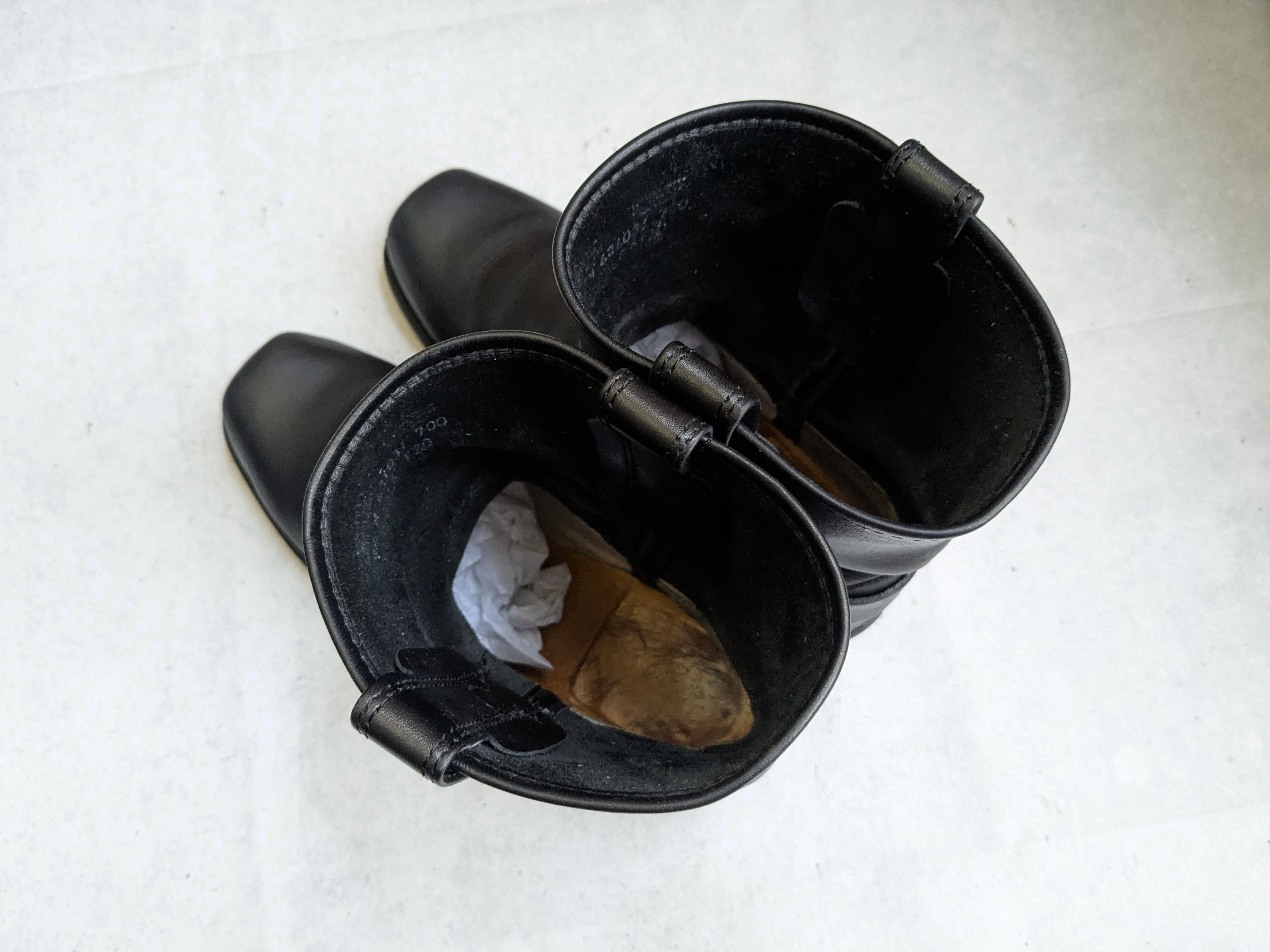 Frye Frye Harness Boots Black Leather 9.5 M Leather Buckle Size US 9.5 / EU 42-43 - 12 Thumbnail