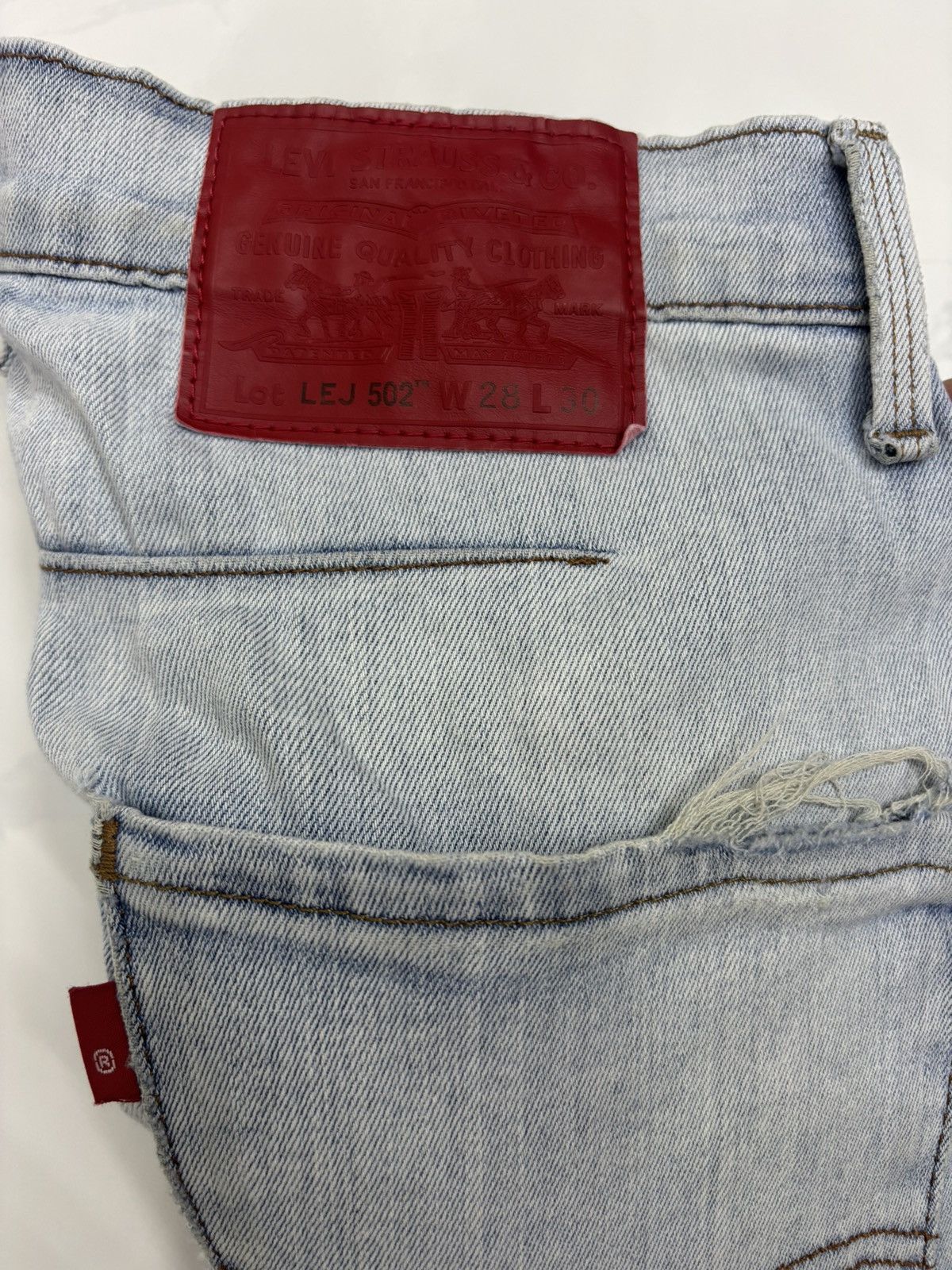 Engineered Garments × Levi's 🔥Levi’s Engineered STONE WASH Faded Distress Denim Jeans Size 28" / US 6 / IT 42 - 13 Thumbnail