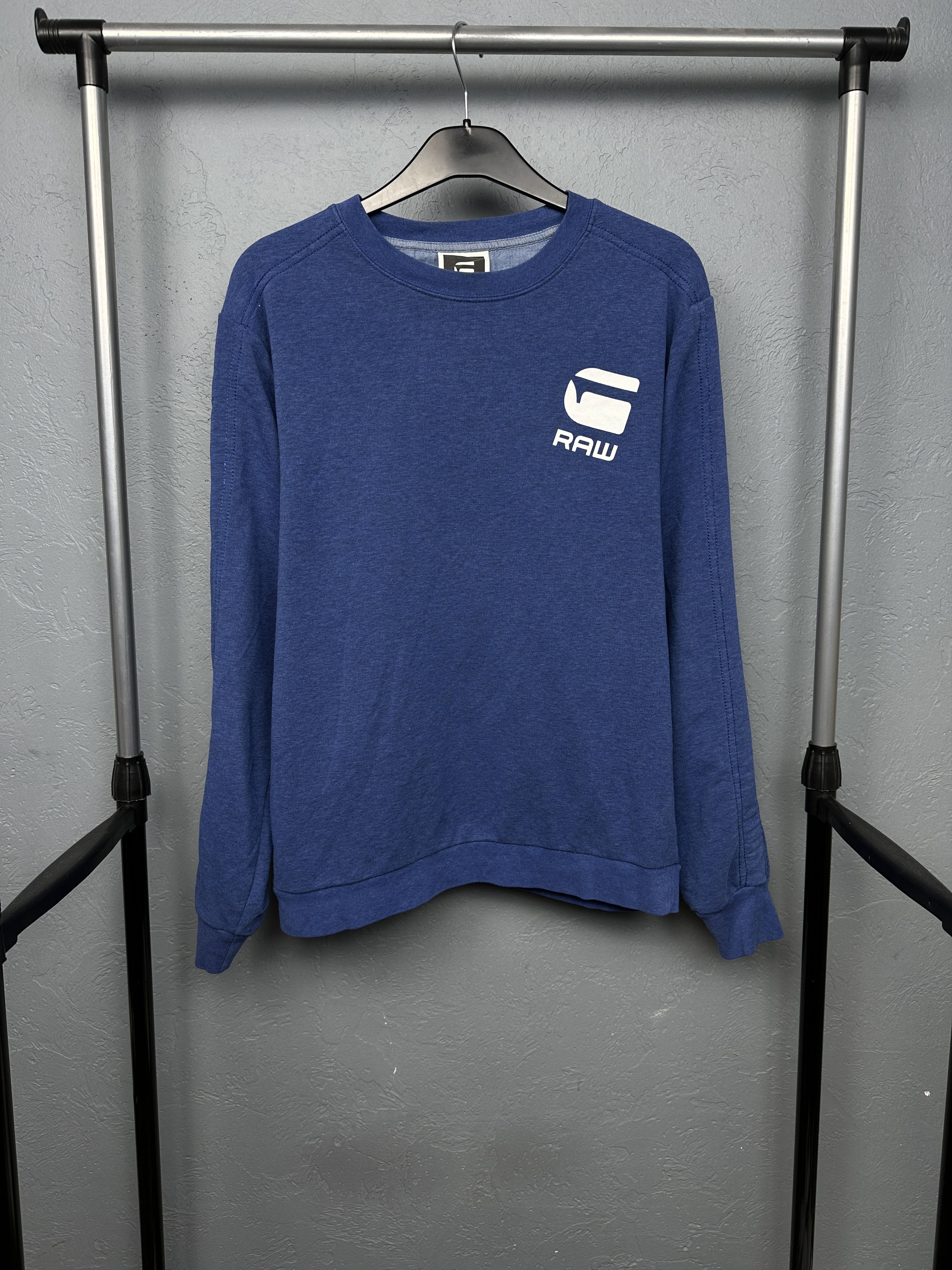 G-Star G Star Raw Mens RCT Carvell Logo Crew Neck Sweatshirt Size US L / EU 52-54 / 3 - 1 Thumbnail