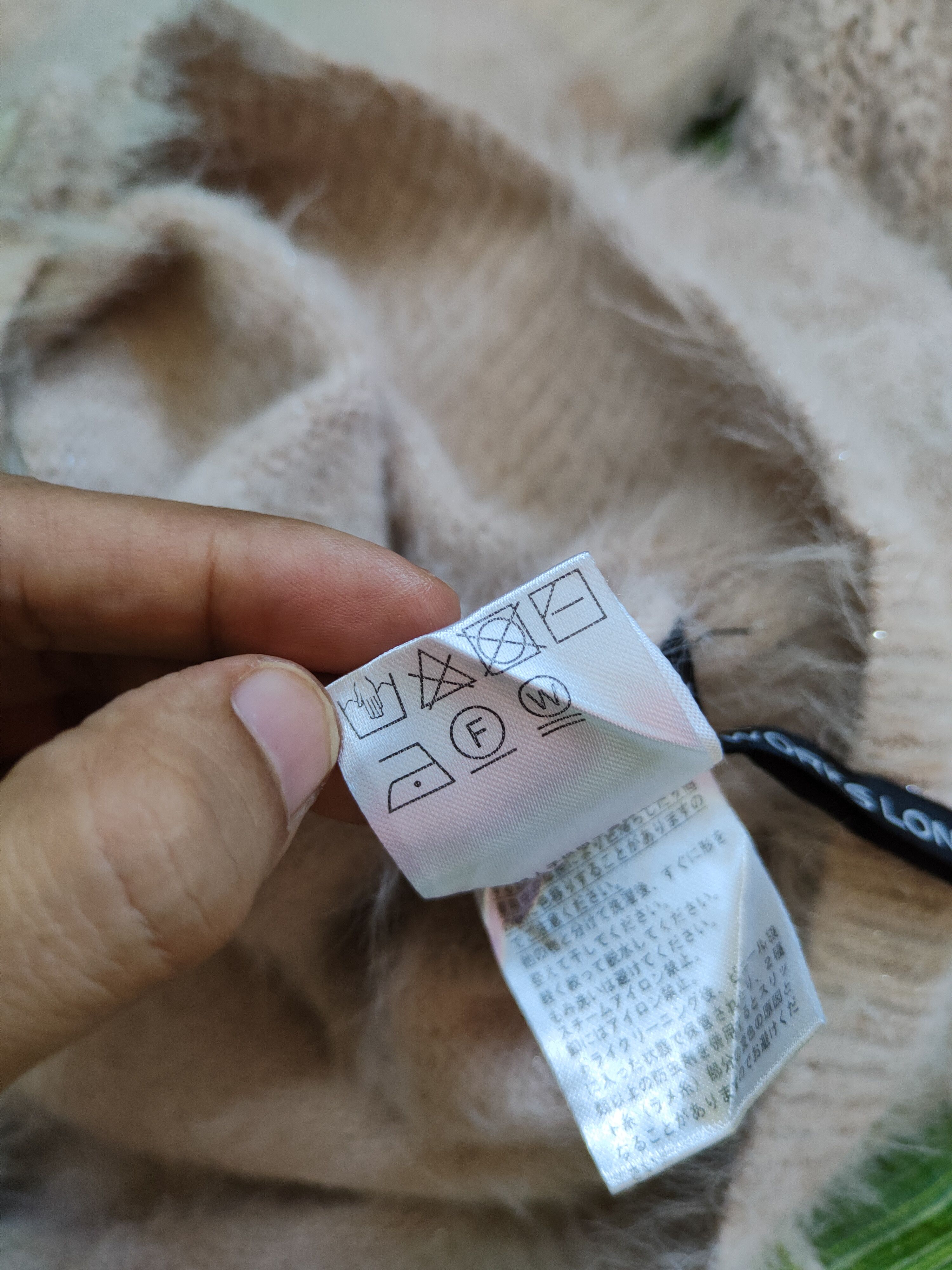 Homespun Knitwear × Japanese Brand DL HK Works London Pink Fur Mohair Knitwear Cardigan #S2098 Size L / US 10 / IT 46 - 11 Thumbnail