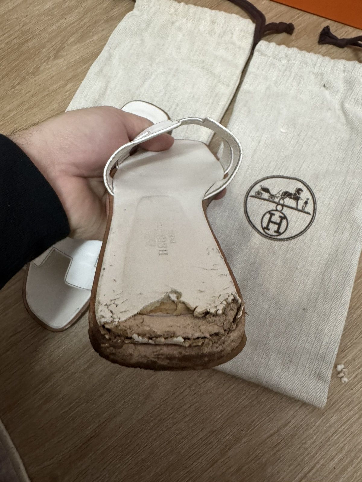 Hermes Hermes sandals size 38 Size US 8 / IT 38 - 10 Thumbnail