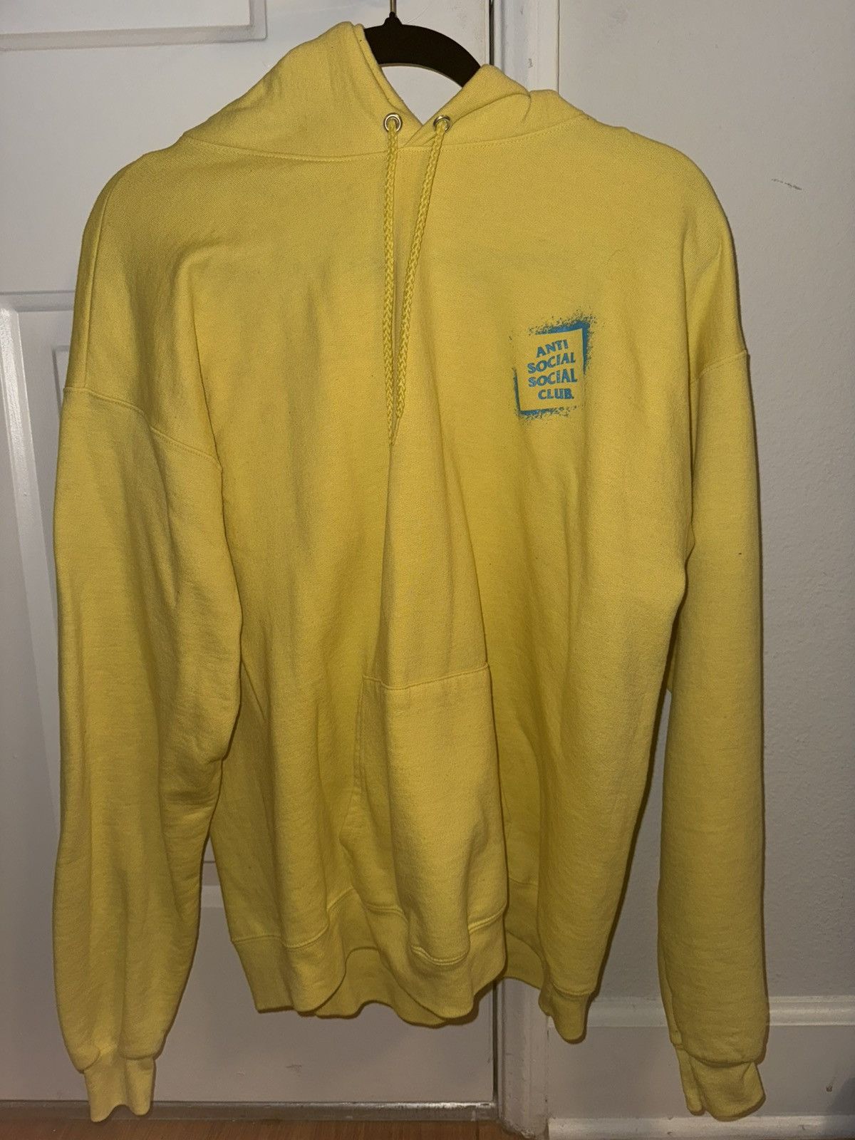 Anti Social Social Club Anti Social Social Club Hoodie (Yellow, Size L) Size L / US 10 / IT 46 - 1 Thumbnail