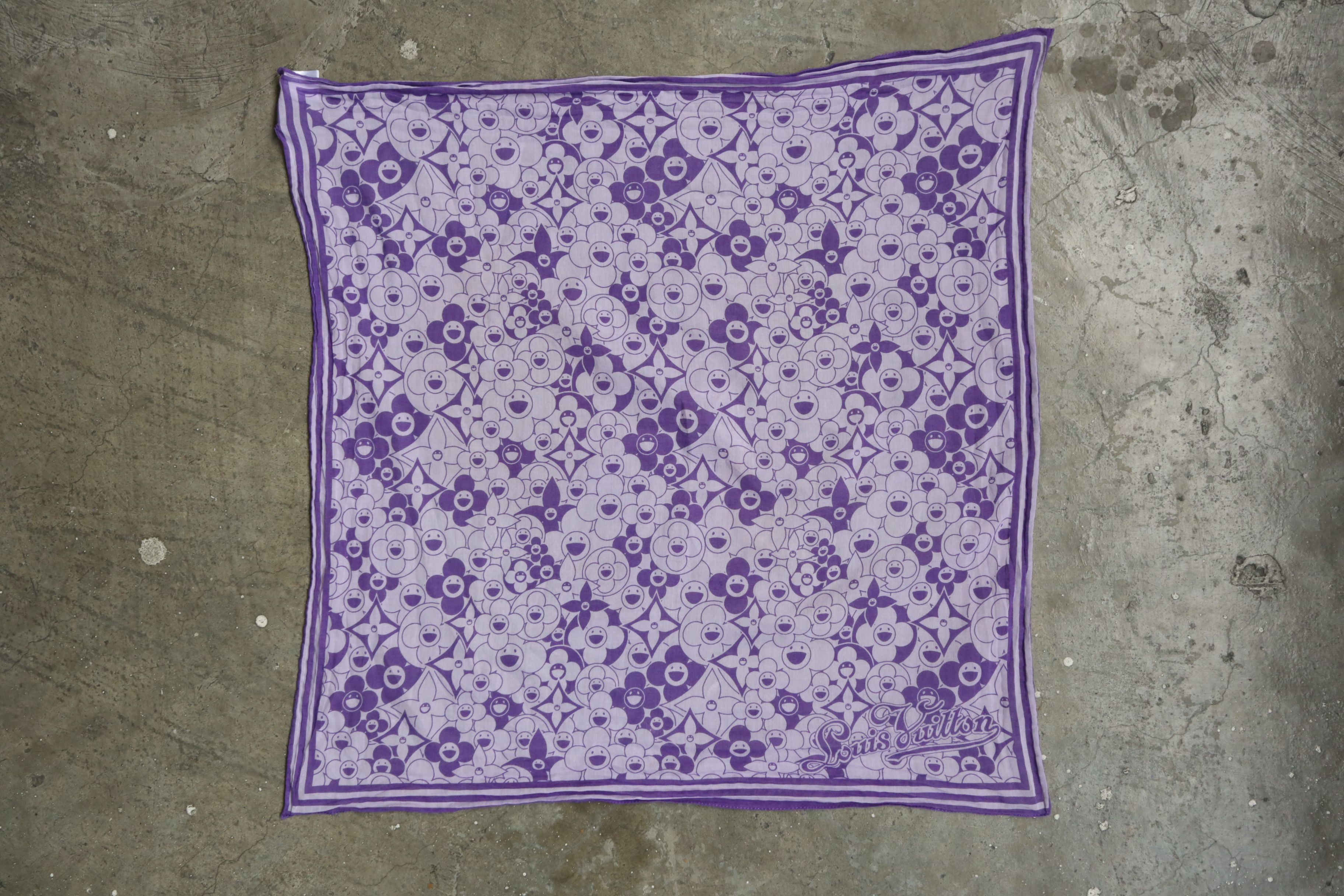 Louis Vuitton - TM - S/S 10 - Cosmic Blossom Bandana Scarf