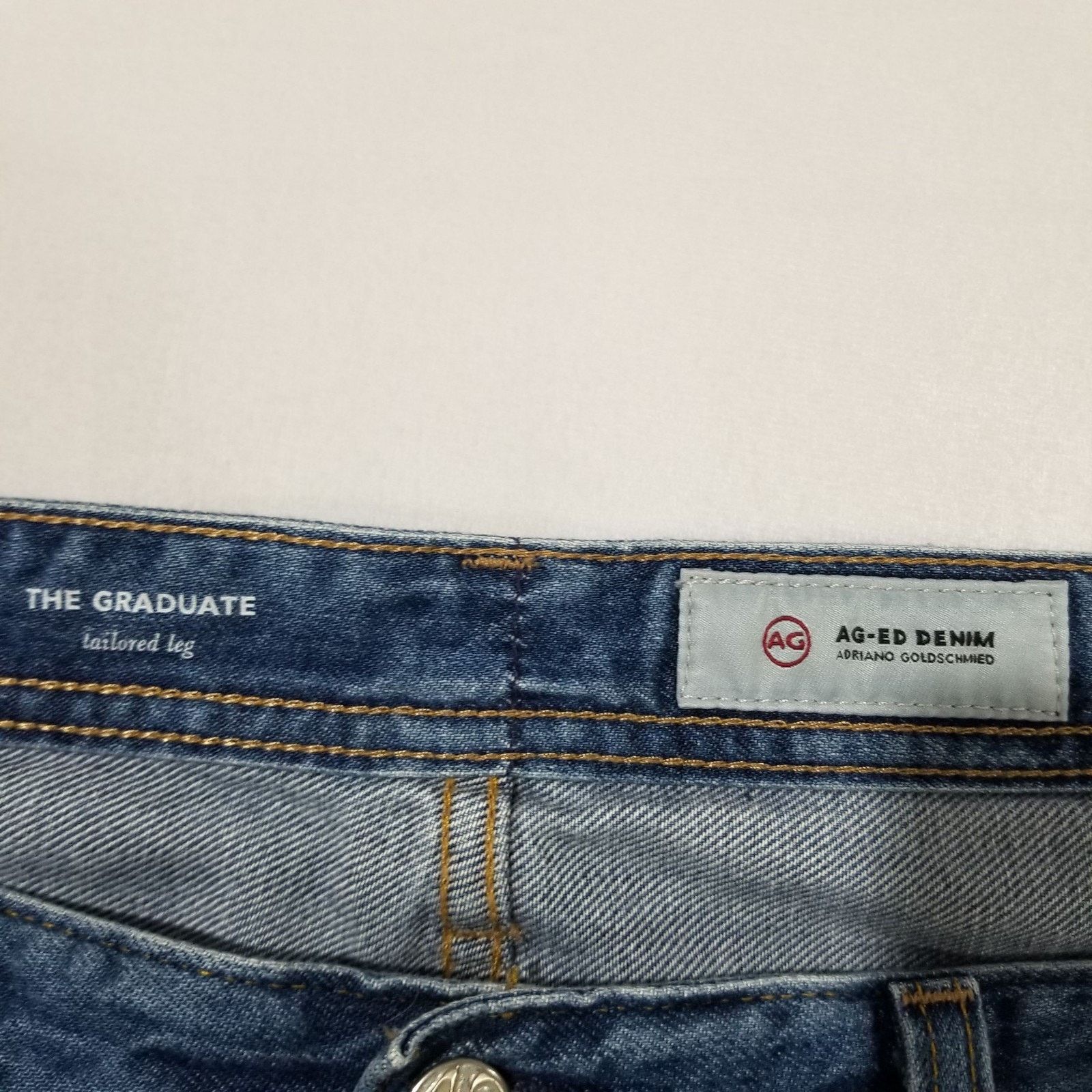AG Adriano Goldschmied AG Adriano Goldschmied Jeans 32X31 The Graduate Tailored Size US 32 / EU 48 - 4 Thumbnail