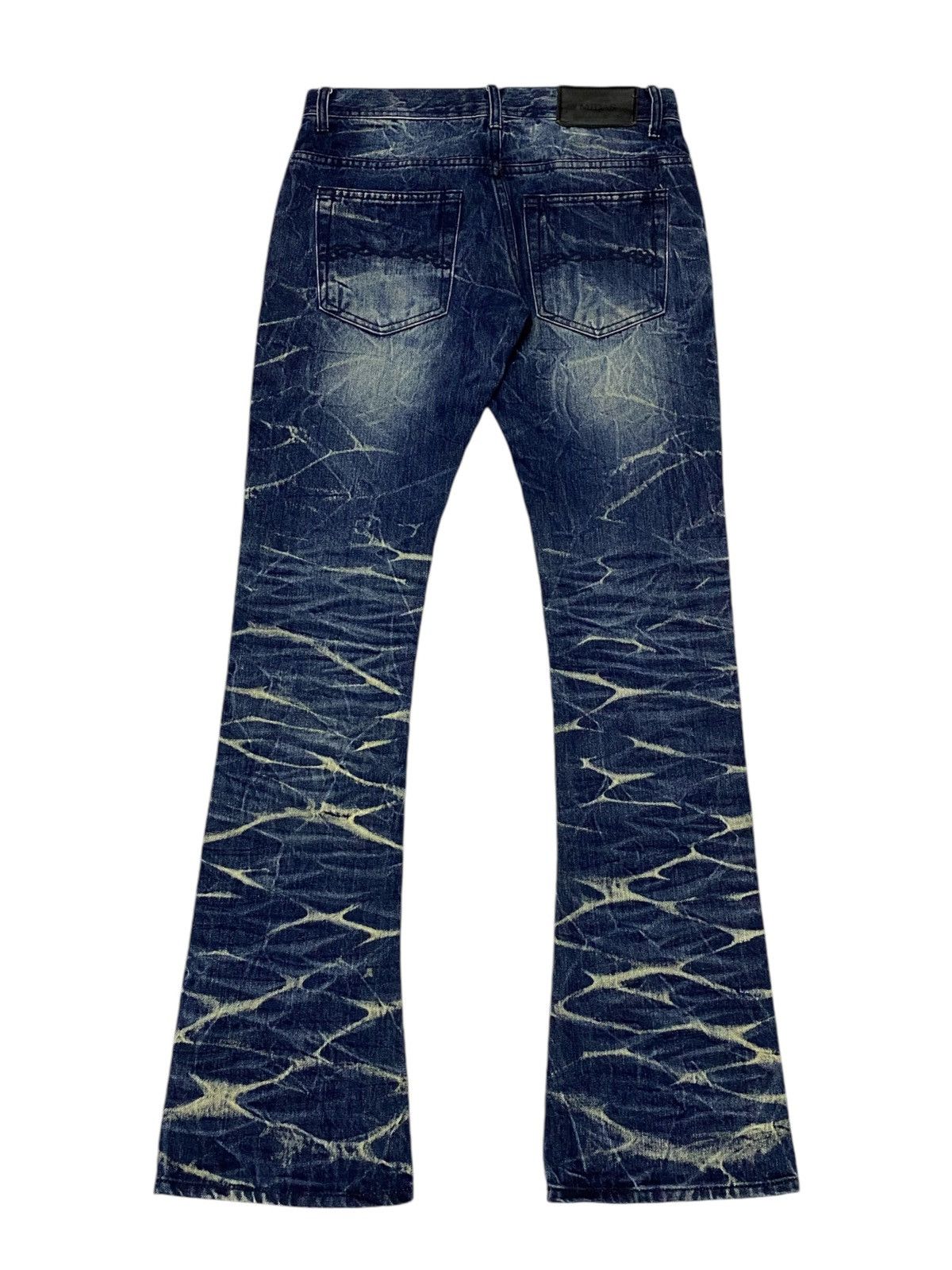 Hysteric Glamour Japanese Brand “MIDAS” Low Rise Glitter Splash BootCut Jeans Size US 30 / EU 46 - 3 Thumbnail