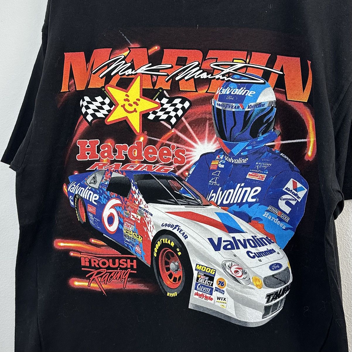 NASCAR × Vintage Vintage Mark Martin Nascar T Shirt L Size US L / EU 52-54 / 3 - 1 Thumbnail