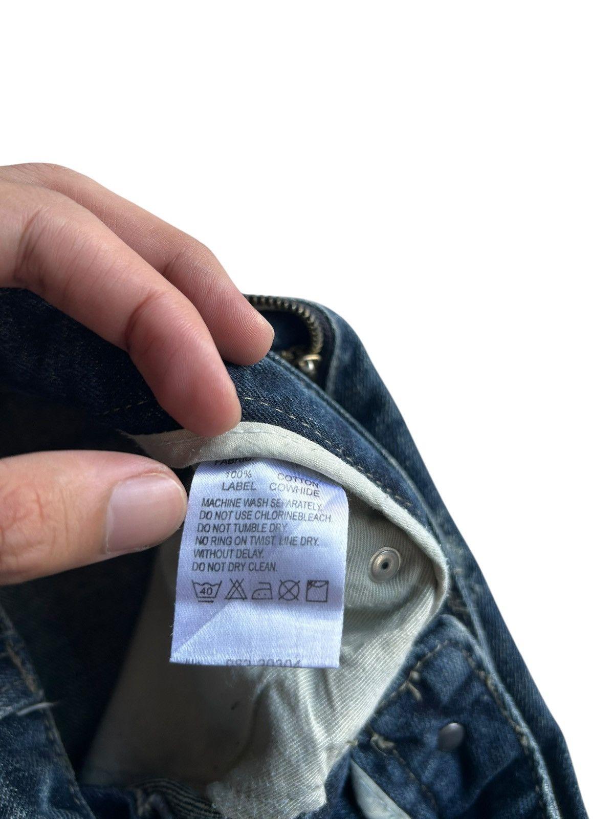 Kapital Flare Semantic Design Japanese Distressed Denim Jeans Size US 31 - 13 Thumbnail