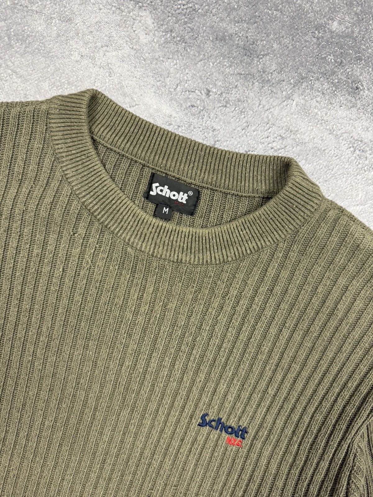 Schott Vintage Schott NYC Sweater Knit Pullover Jumper Y2K Archive Size US M / EU 48-50 / 2 - 8 Thumbnail