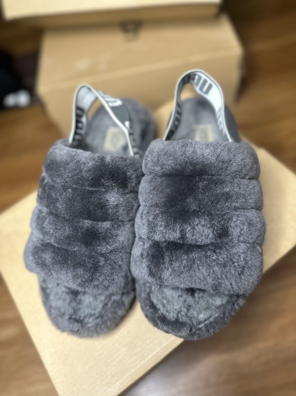 Ugg Grey UGG Slides Size US 8 / IT 38 - 1 Thumbnail