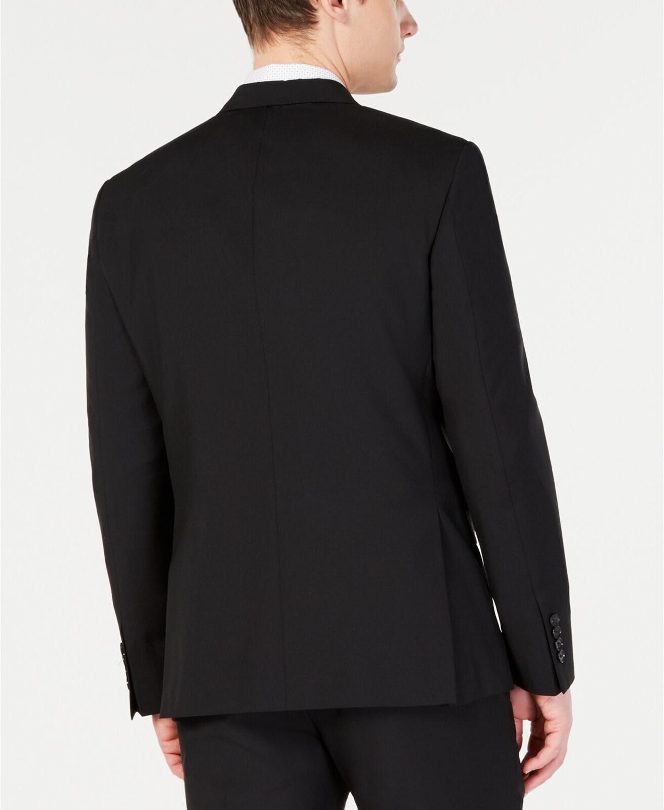 DKNY DKNY Wool Blend Modern Fit Stretch Regular Suit Jacket 48 Size 48R - 2 Thumbnail
