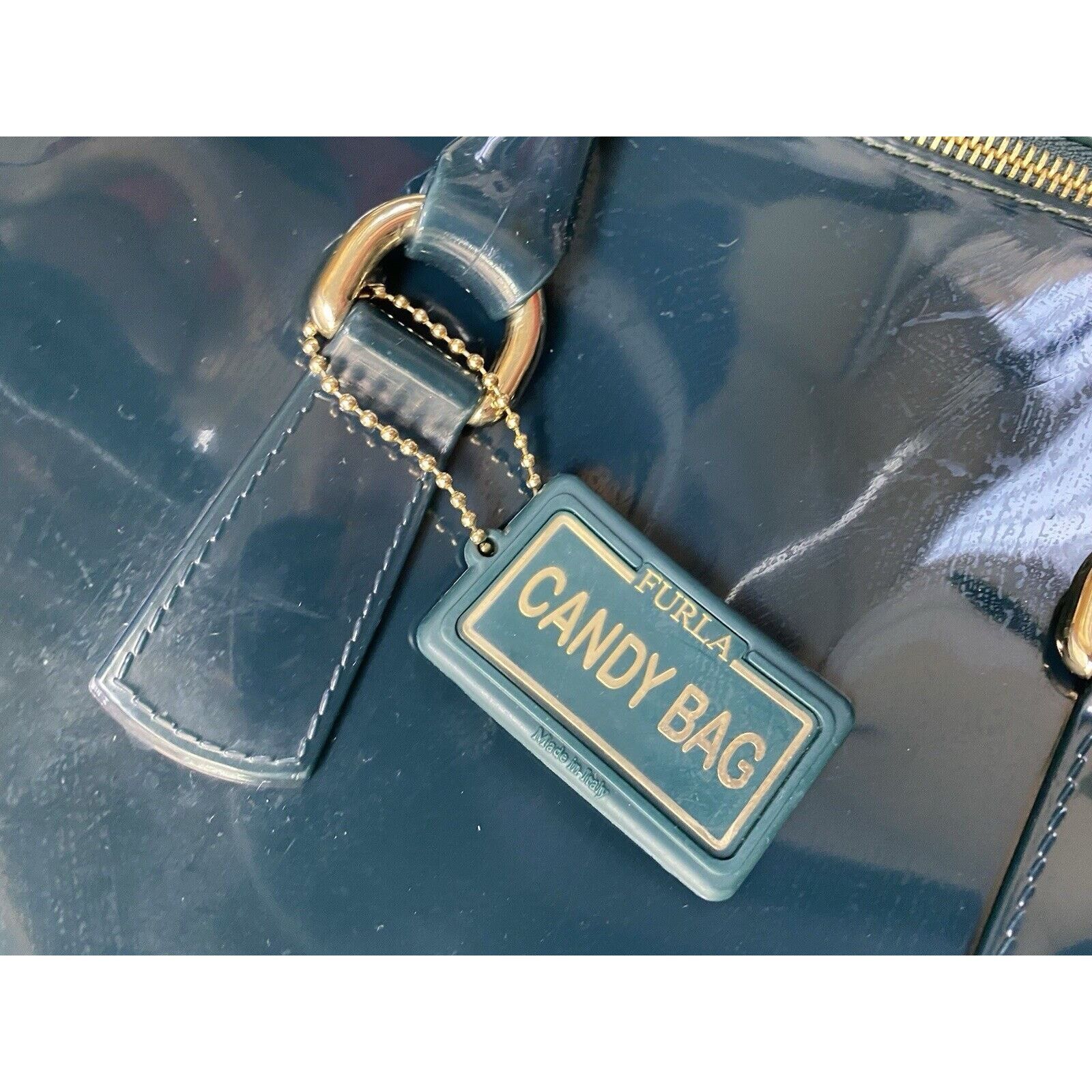 Furla Furla Candy Bauletto Jelly Rubber Studded Bag Handbag Gum Size ONE SIZE - 20 Thumbnail