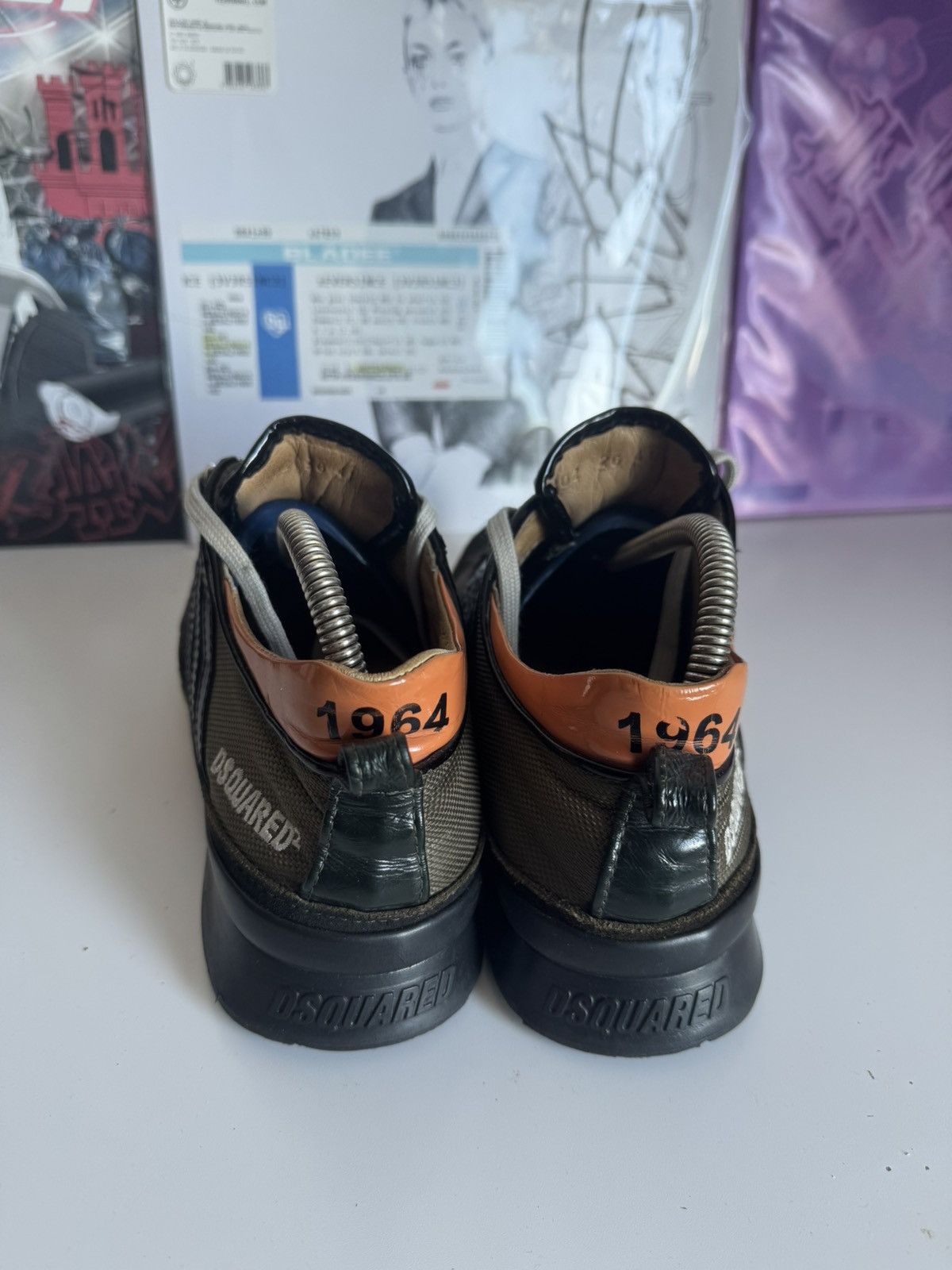 Dsquared2 Dsquared2 low top Sneakers 00s Archive Maple Leaf Size US 8 / EU 41 - 8 Thumbnail