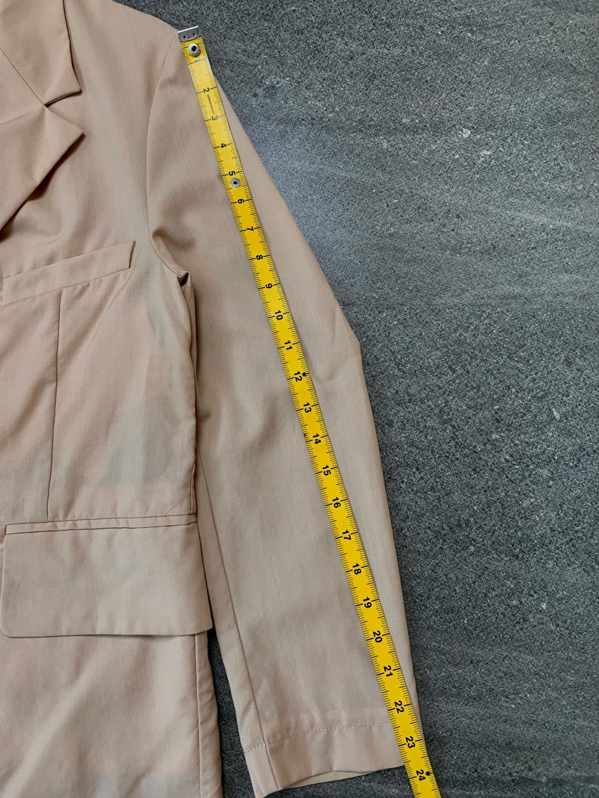 Maison Margiela FREE TAX ! MM6 Peach Light Wool Blazer Jacket Size US S / EU 44-46 / 1 - 13 Thumbnail