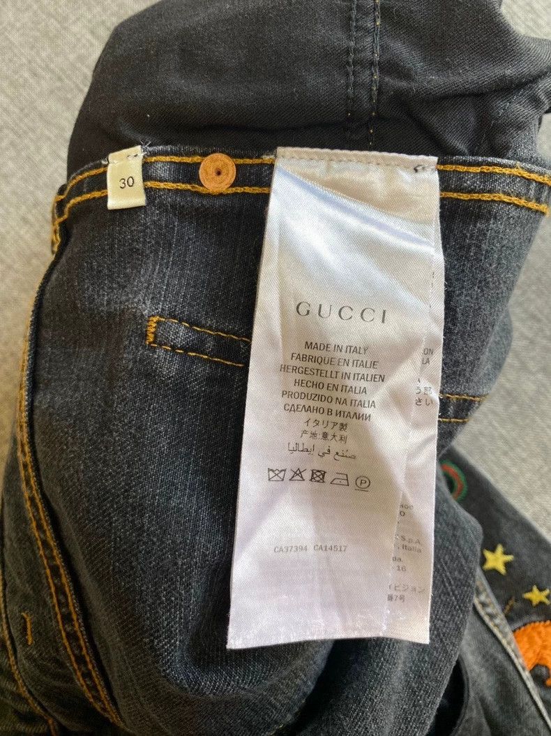 Gucci Gucci Embroidered tapered jeans 2502-Nextarrow Size US 30 / EU 46 - 6 Thumbnail