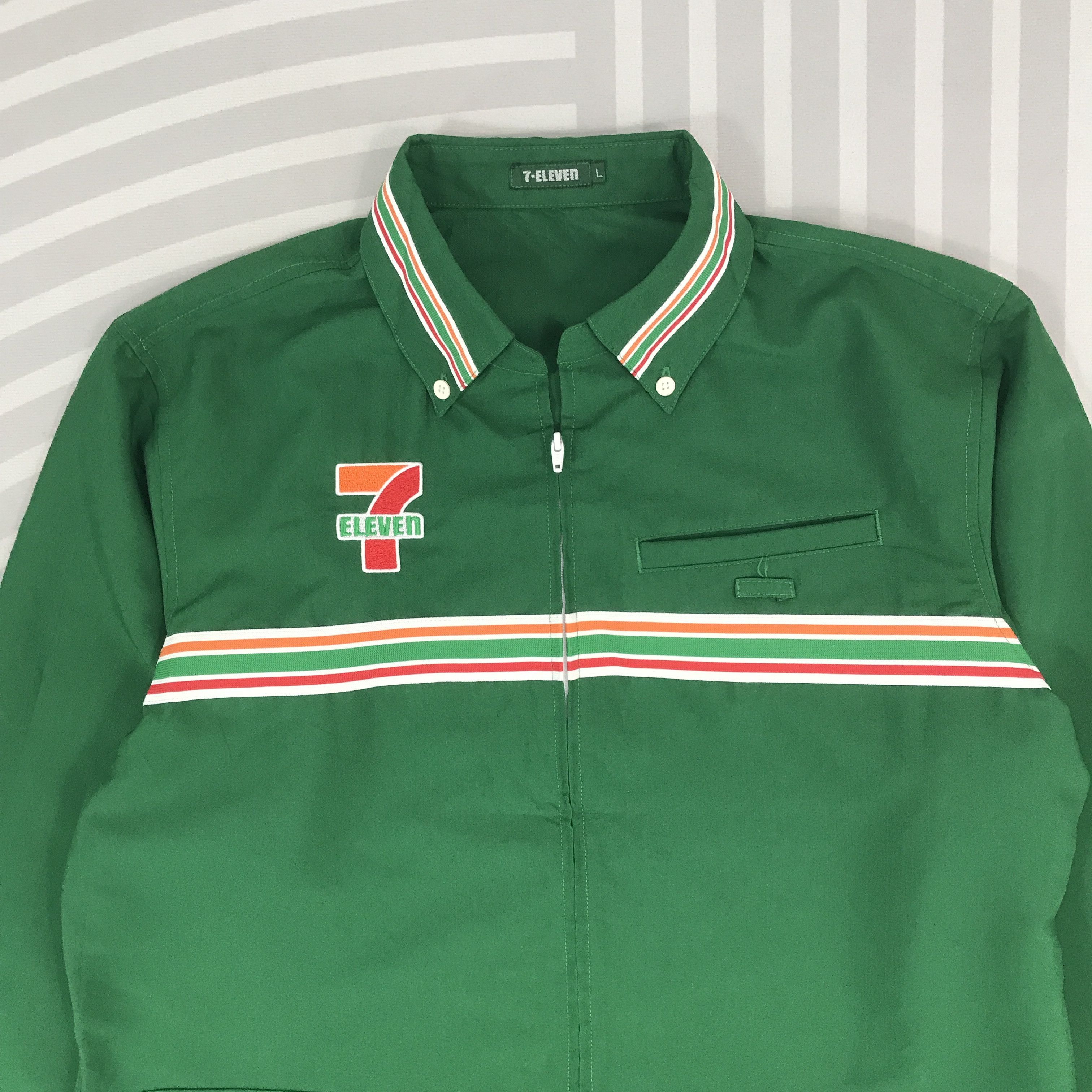 Japanese Brand × Vintage Vintage 7 Eleven uniform japan Jacket Size US L / EU 52-54 / 3 - 3 Thumbnail