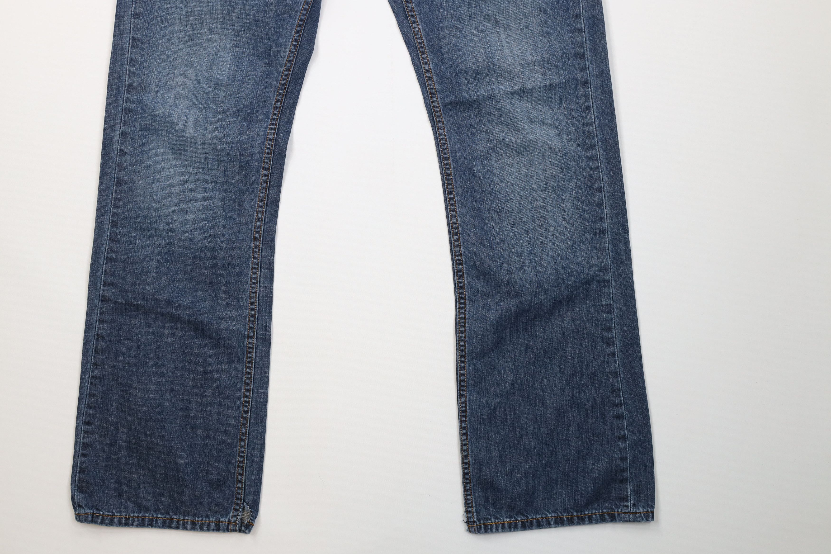 Levi's Vintage Y2K Levis 527 Slim Wide Leg Bootcut Denim Jeans Blue Size US 34 / EU 50 - 5 Thumbnail