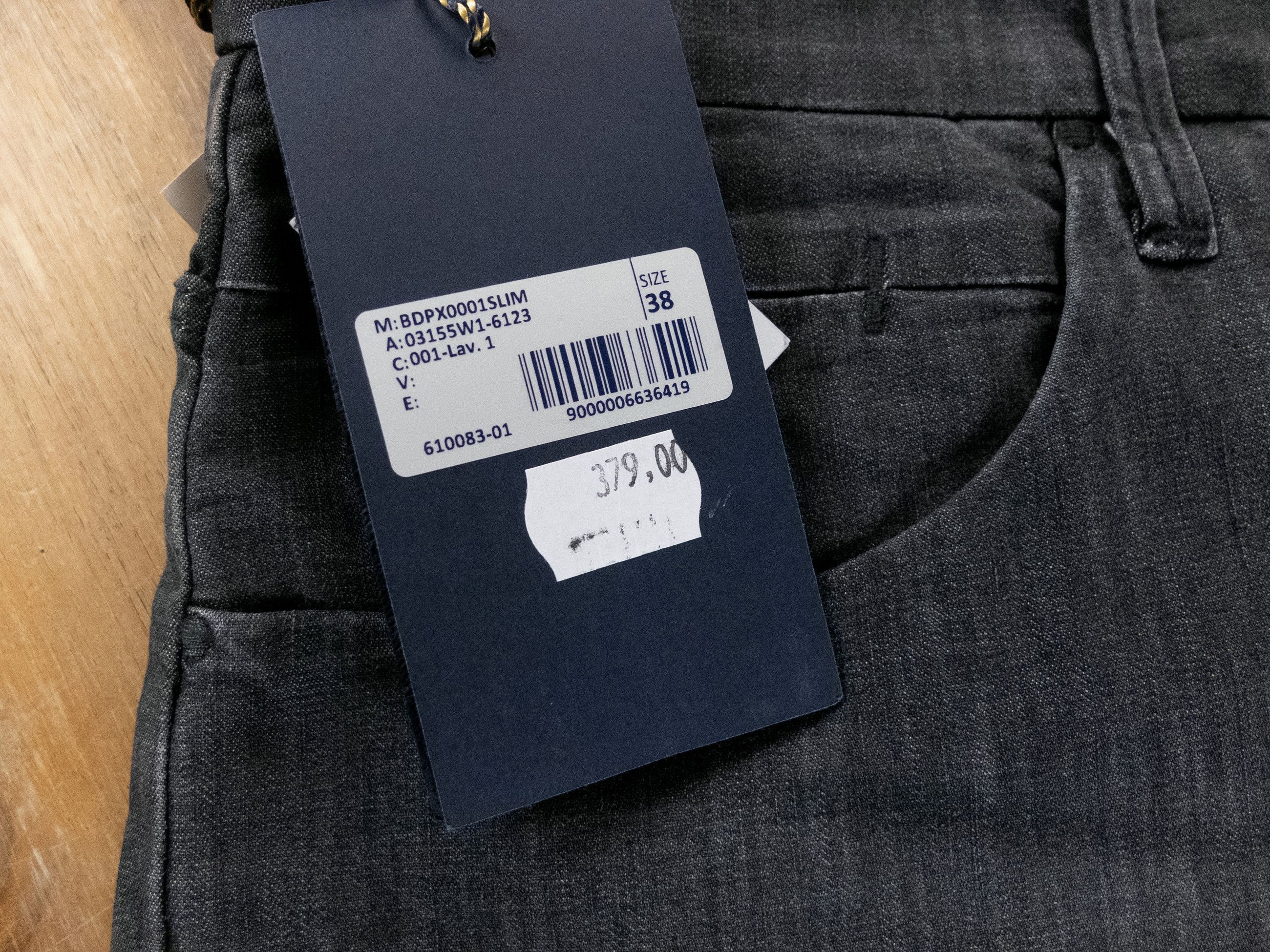 Incotex INCOTEX Blue Division tapered leg gray jeans Size 38 / 54 Size US 38 / EU 54 - 4 Thumbnail